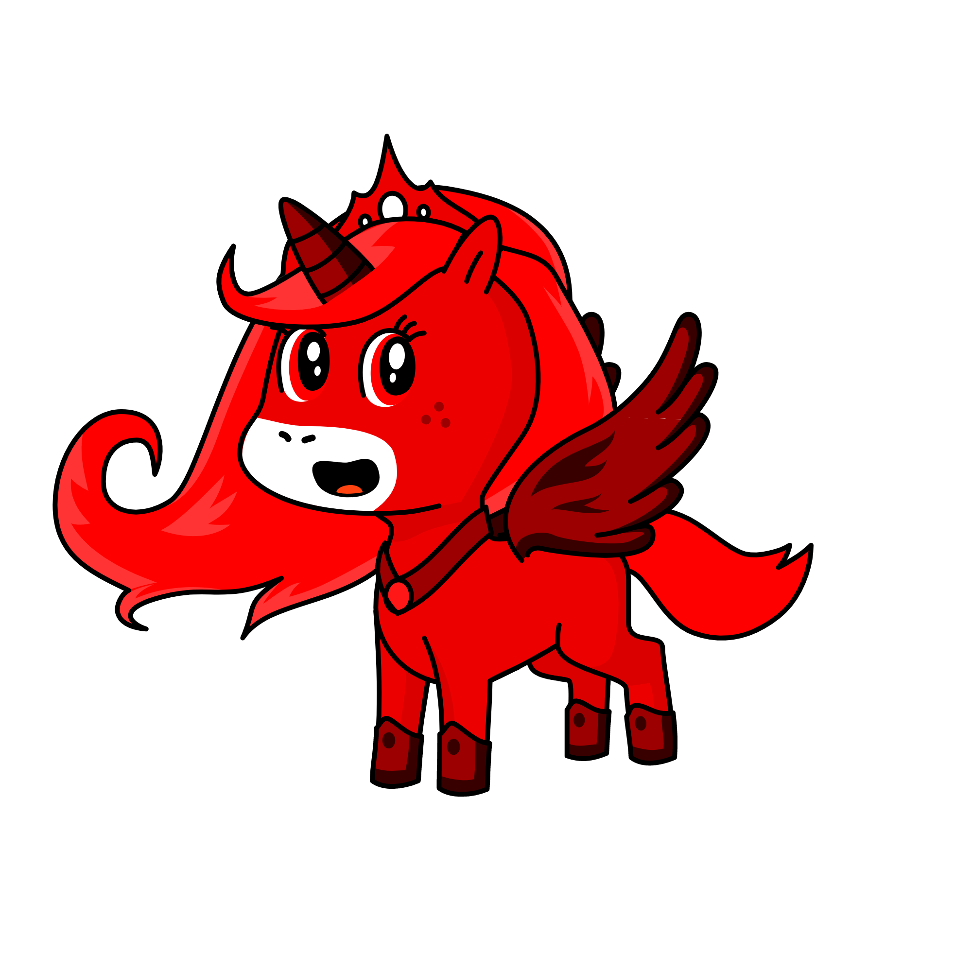 Fire, the unicorn