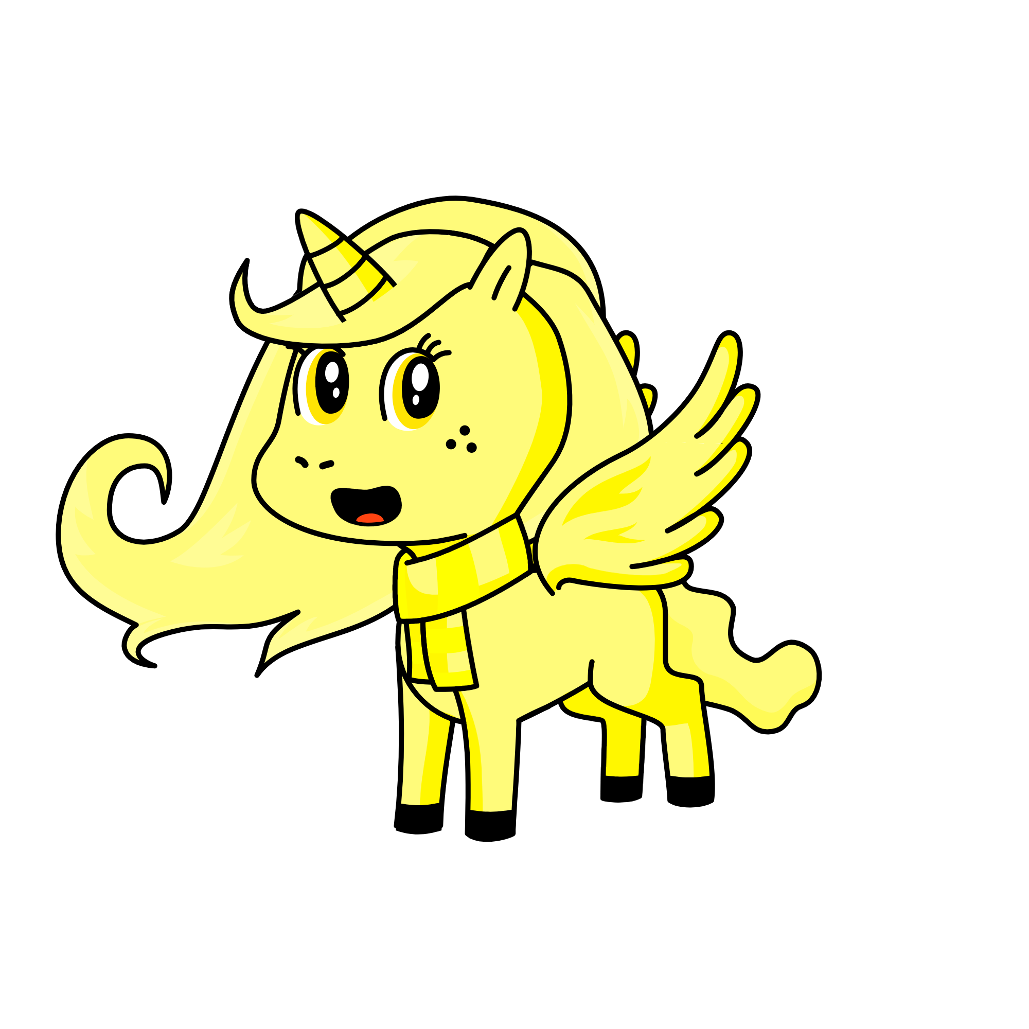 how to get the wings: go into the about tab and scroll all the way down and there will be a thing that says ad wings click on that and bam the wings are there, the unicorn