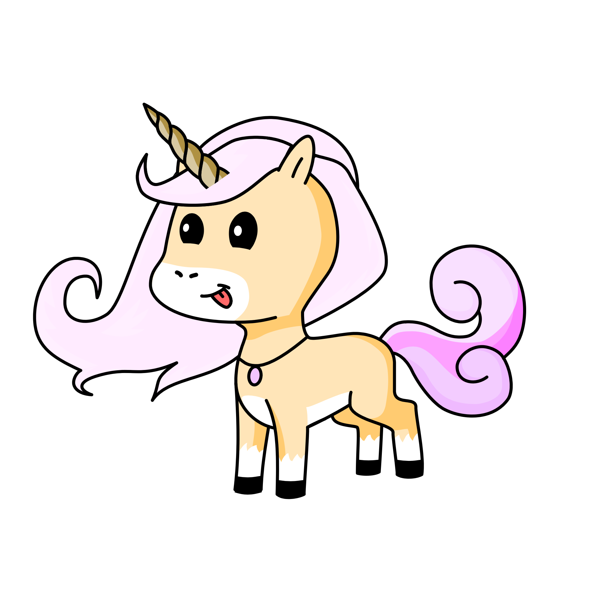 Fluffy, the unicorn