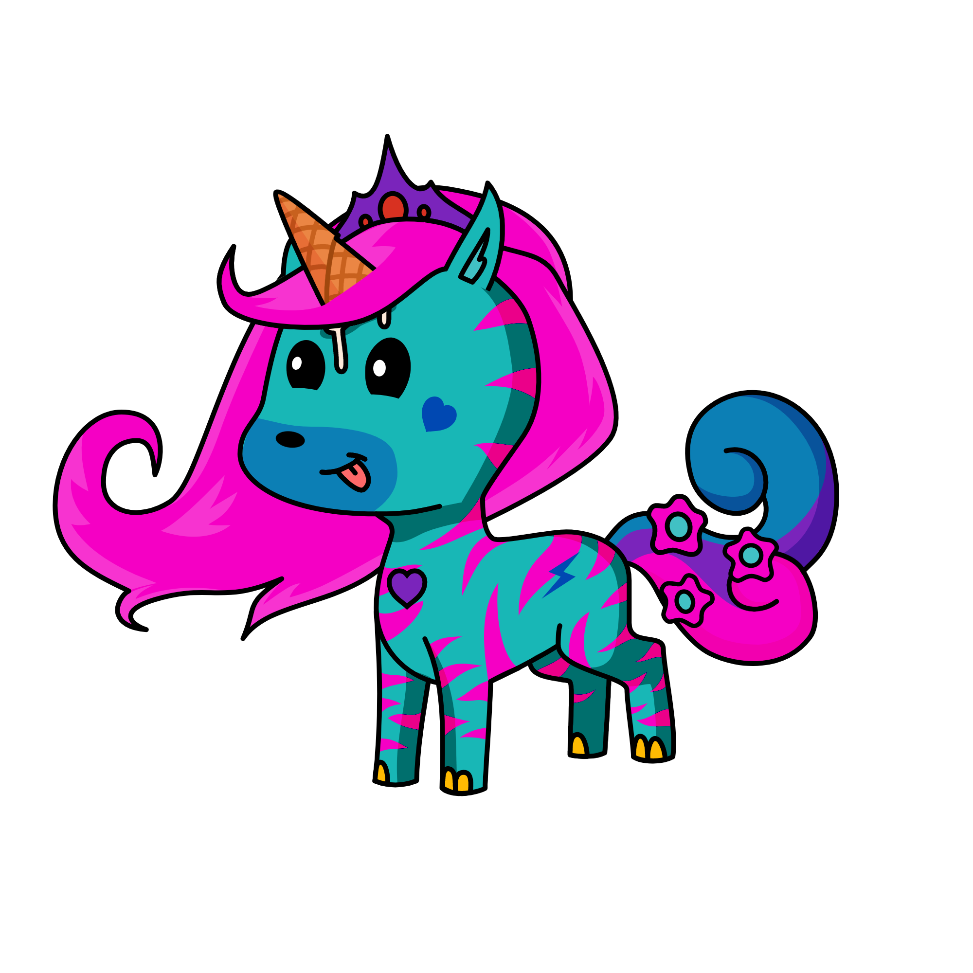 ice cream, the unicorn