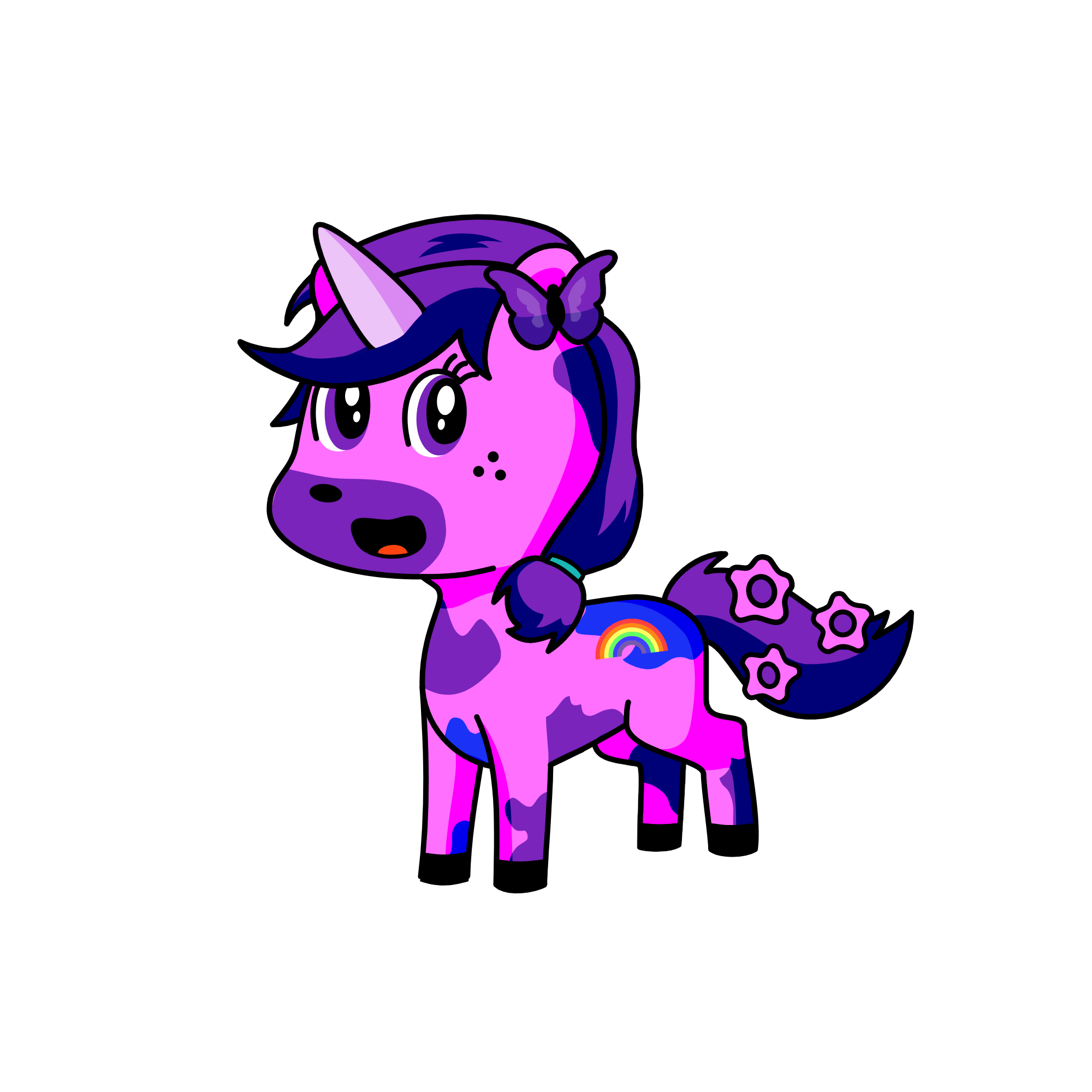 🌸🌷🌺🌸💮🪱🍉, the unicorn