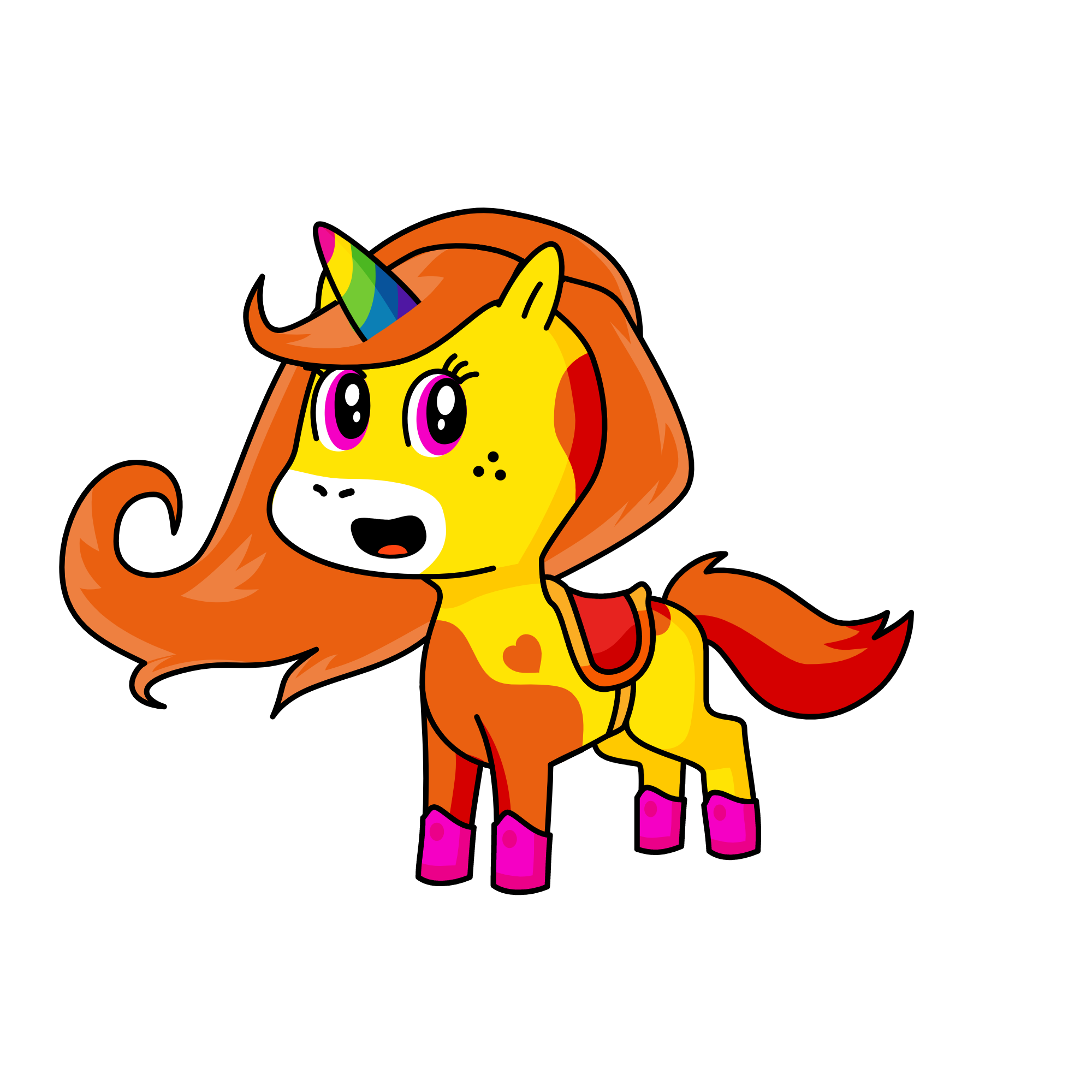 Sunset Shimmer, the unicorn