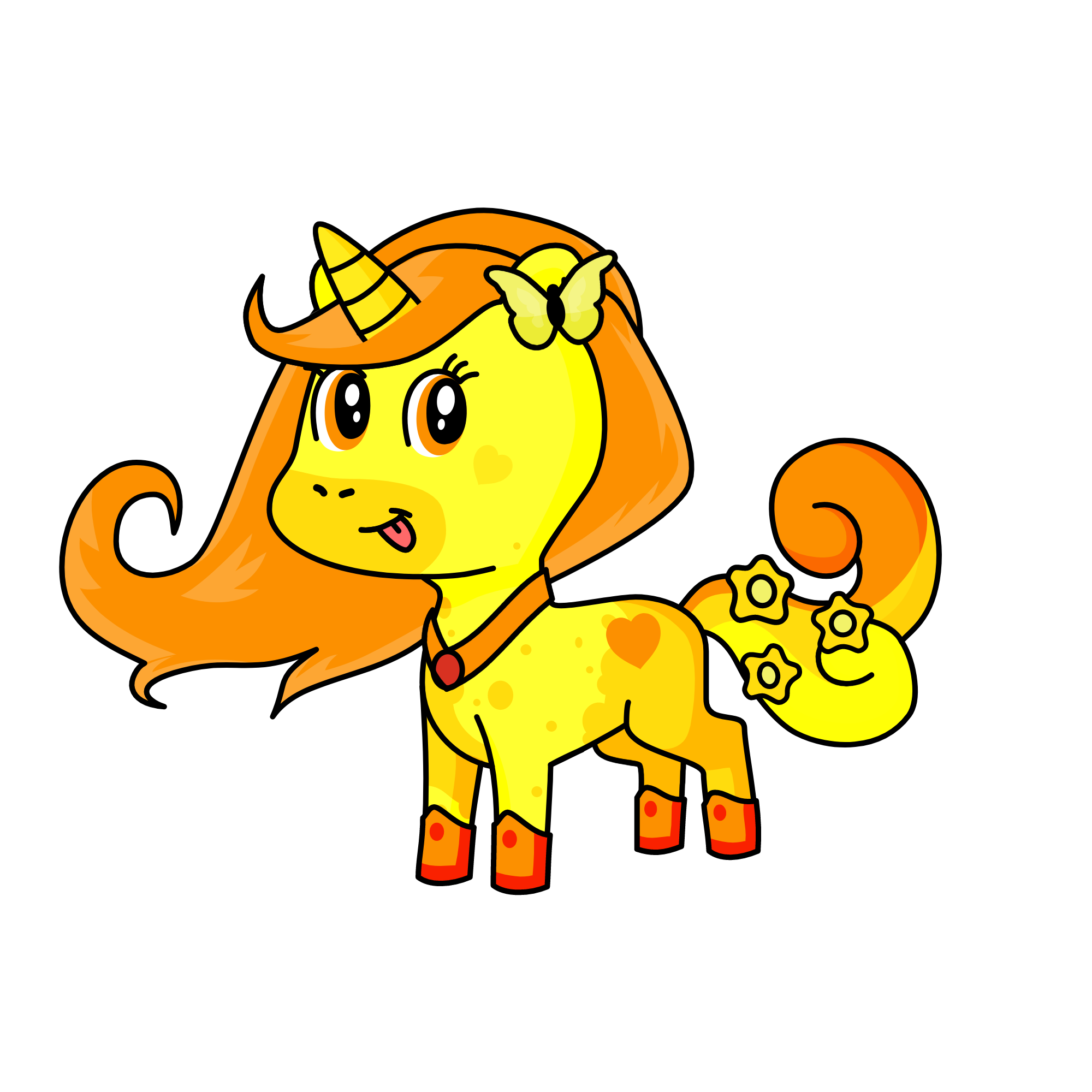 Sunshine, the unicorn