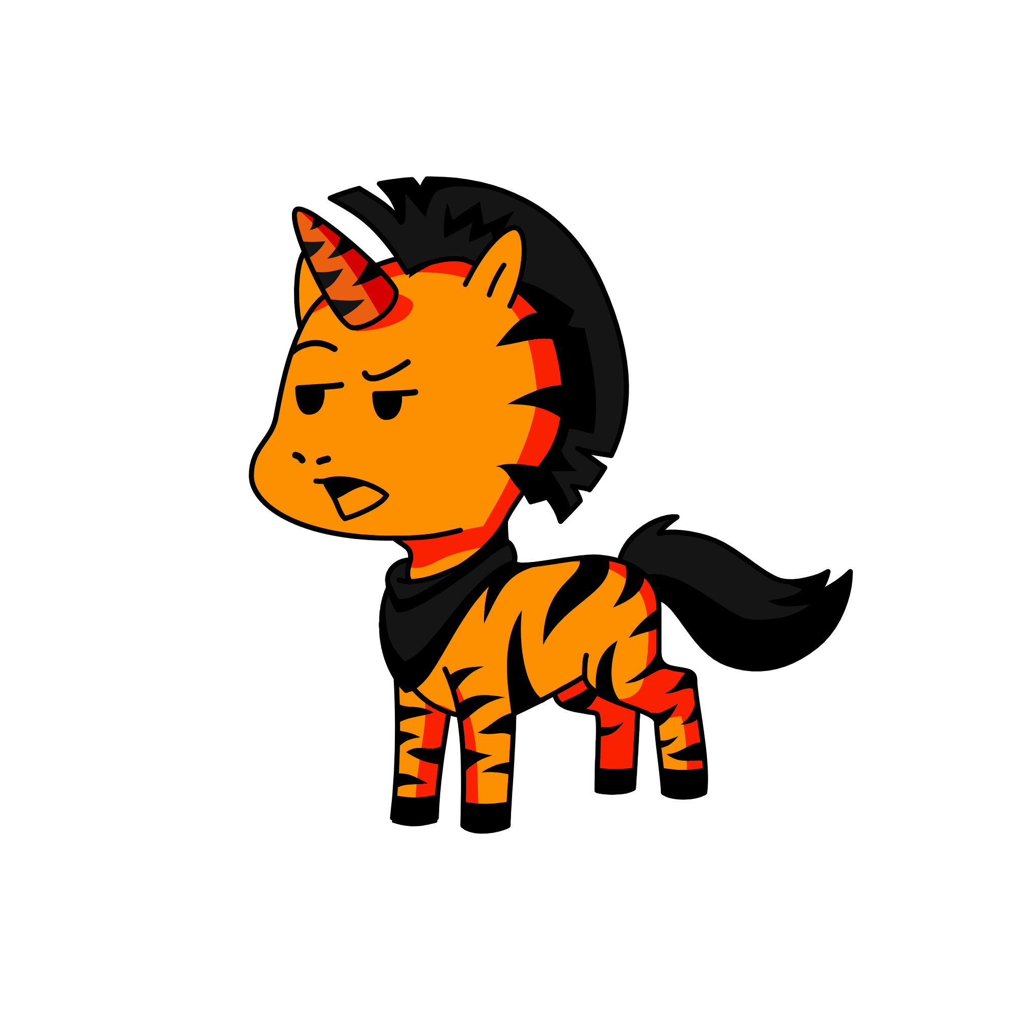 Tiger, the unicorn