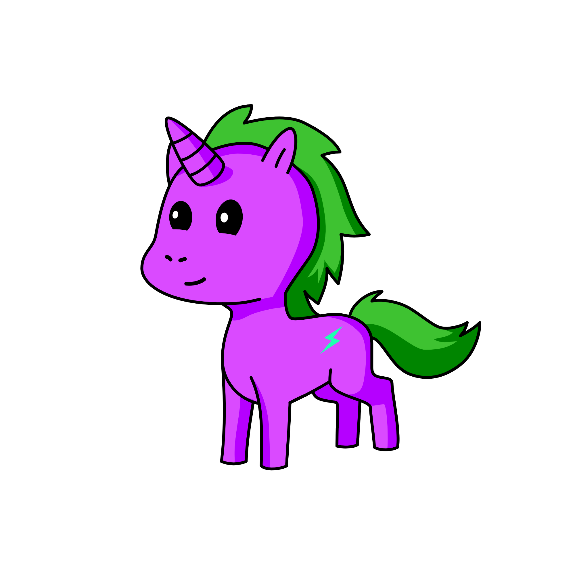 Spike, the unicorn