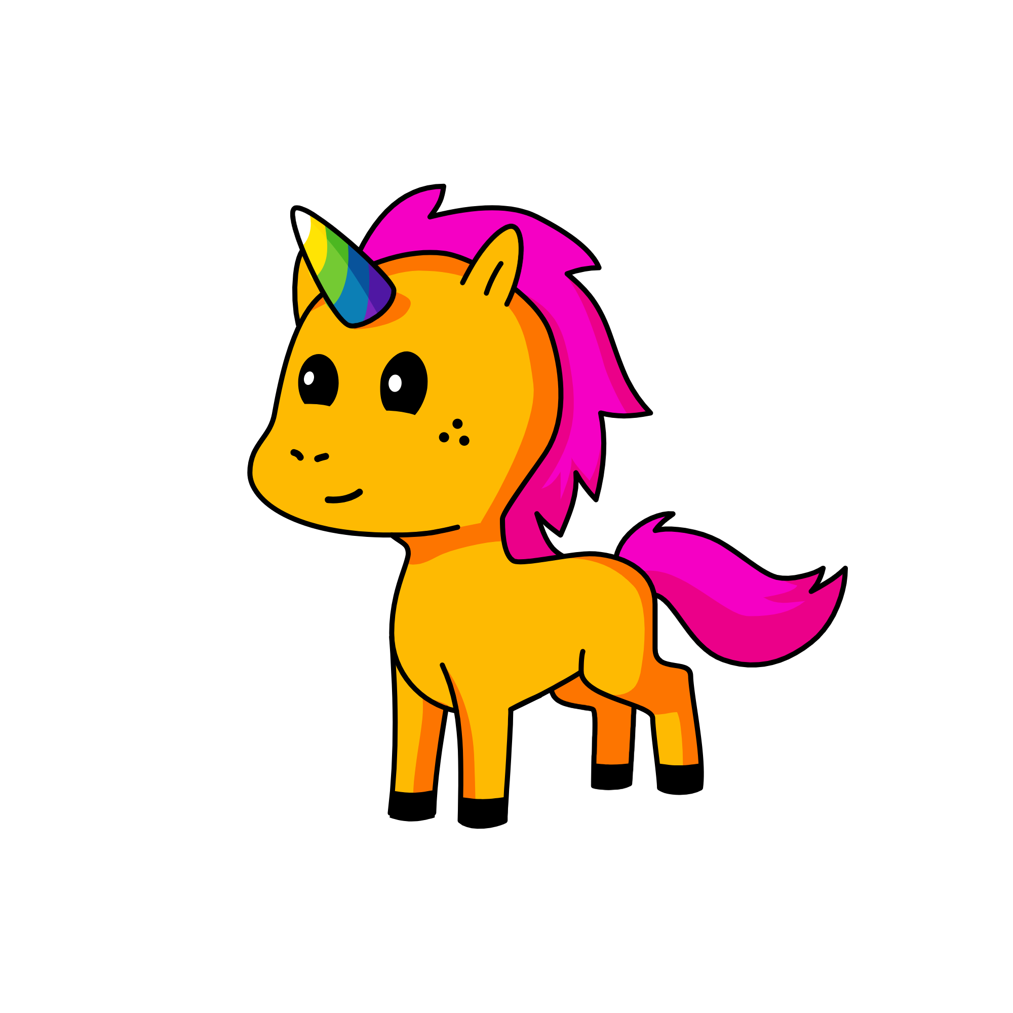 Pegasus from the Cutie Mark Crusaders, the unicorn