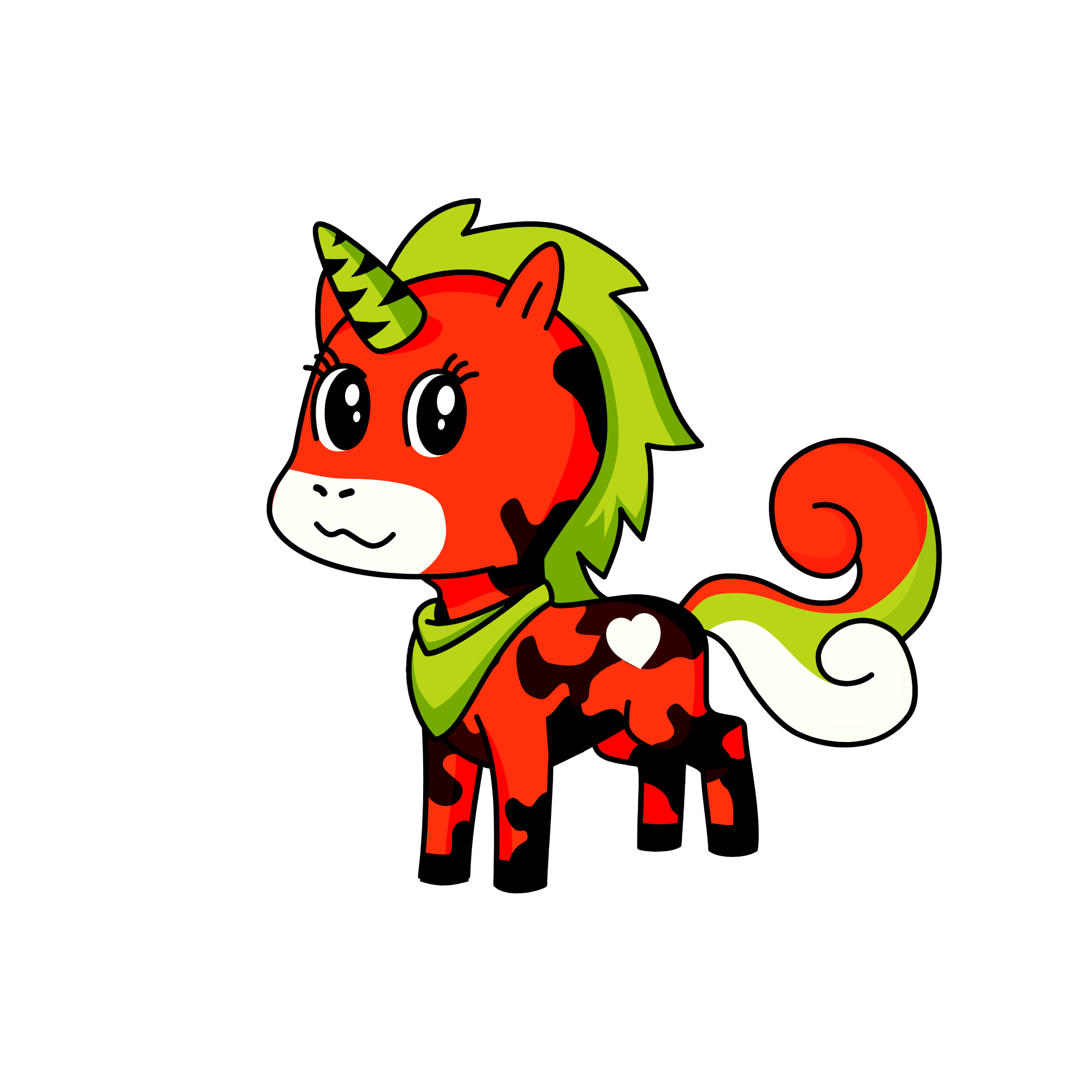 Melon, the unicorn