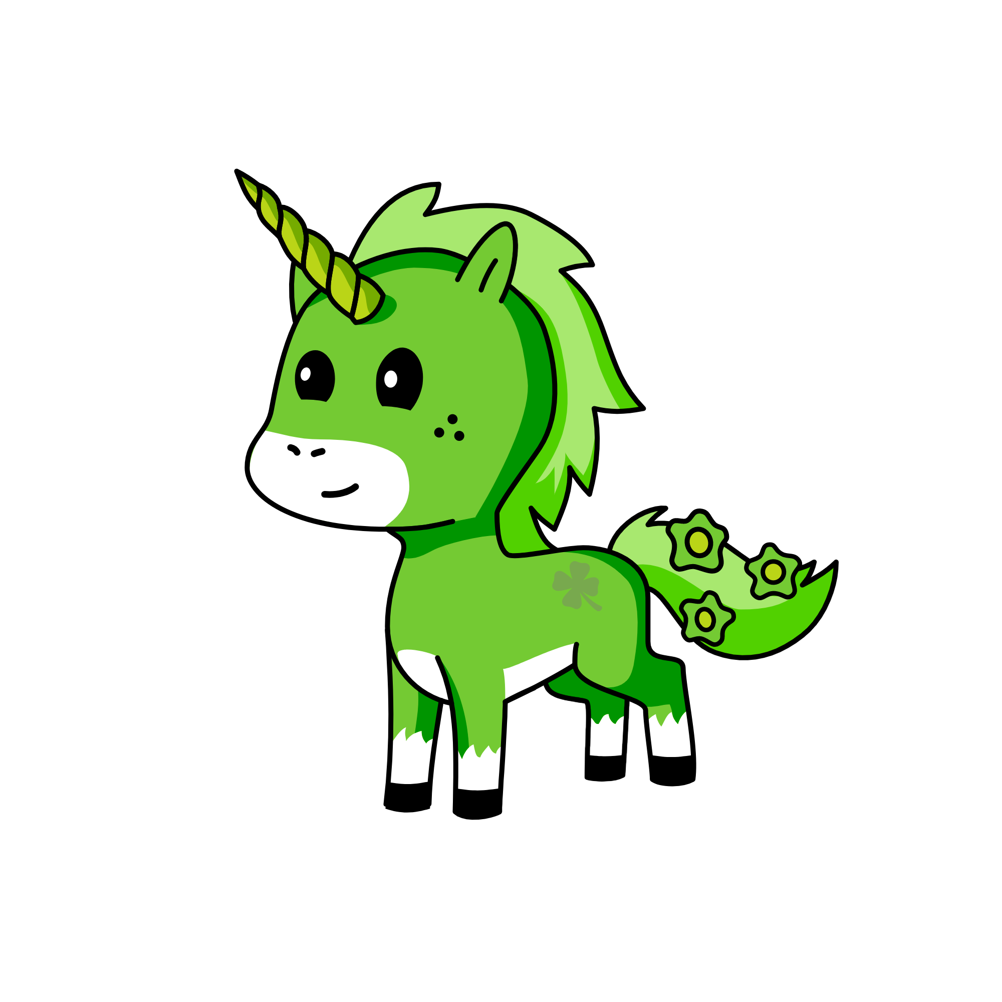 green grasa, the unicorn