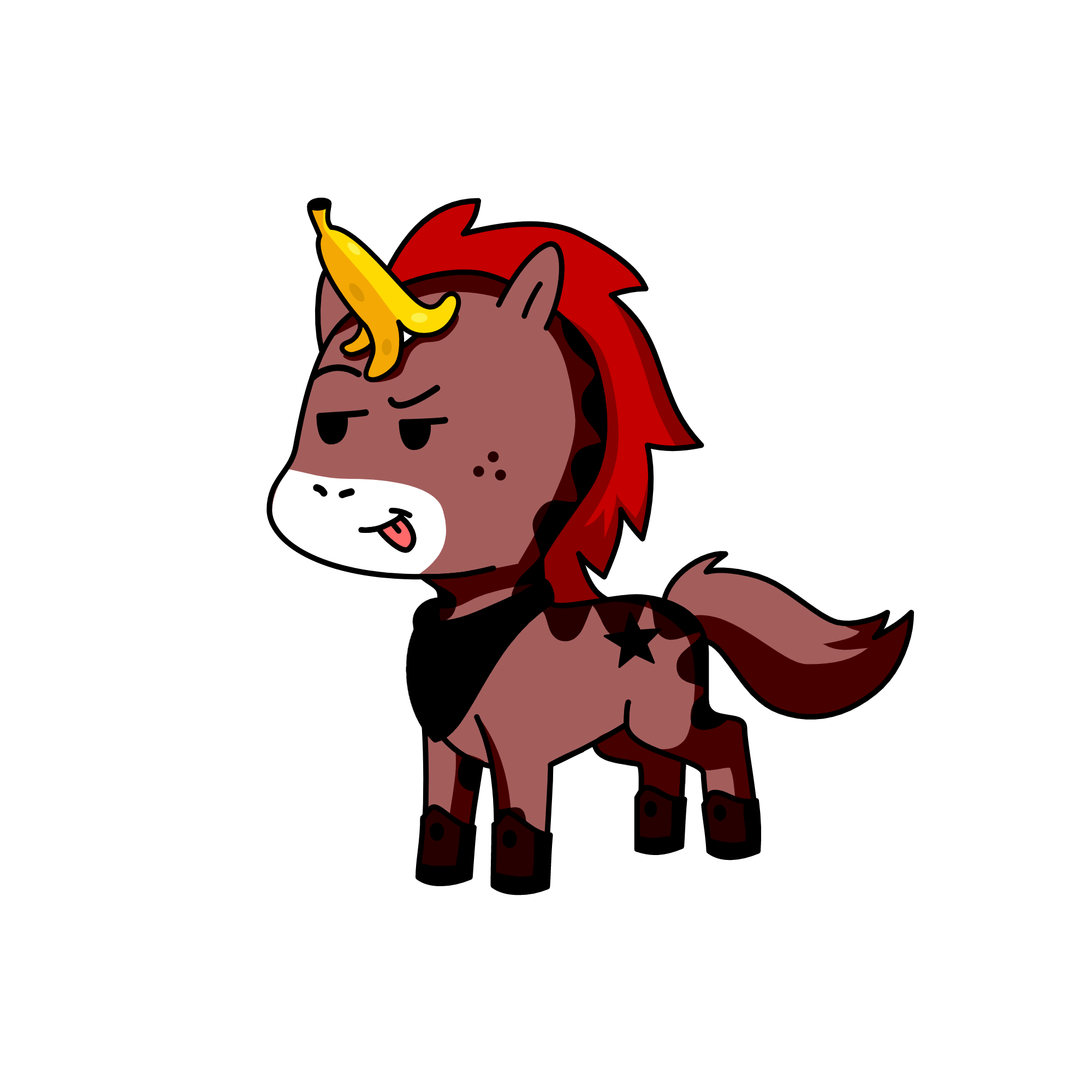King monkey, the unicorn