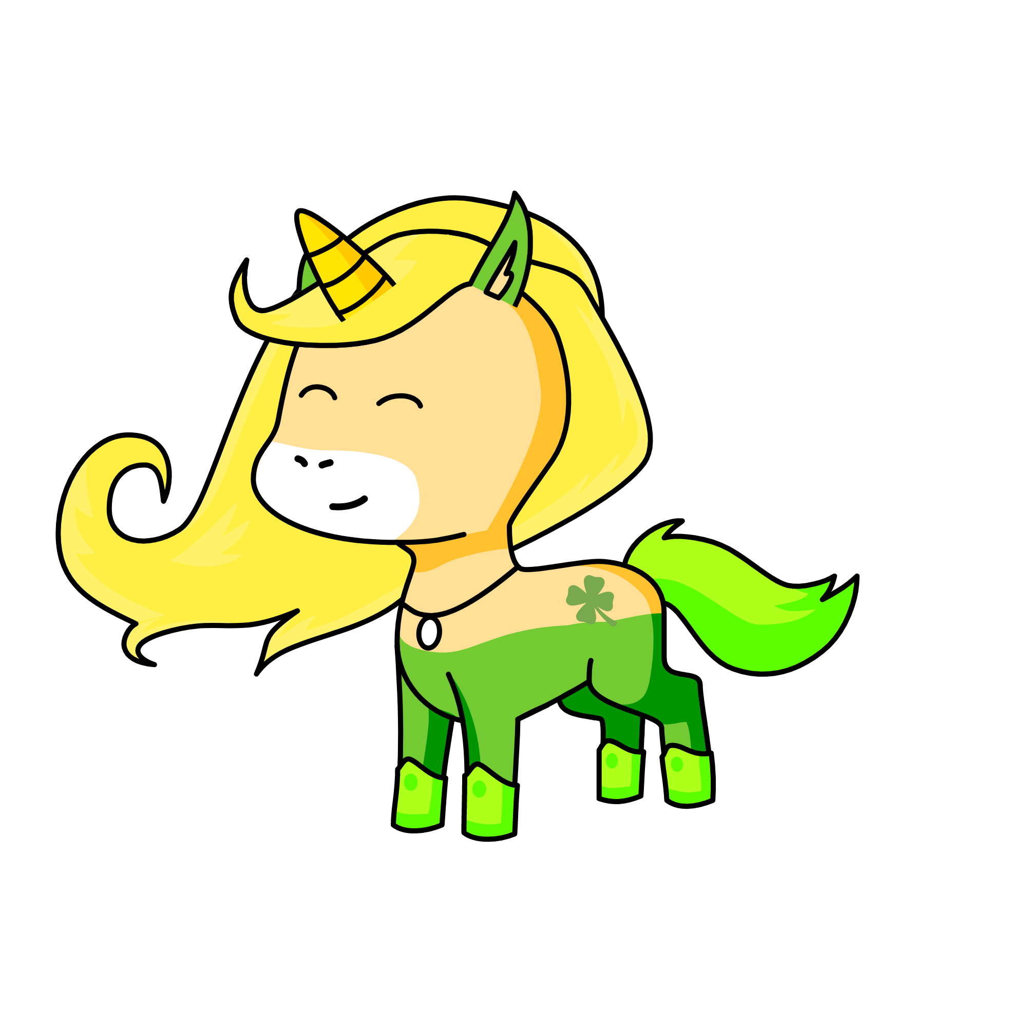 :), the unicorn