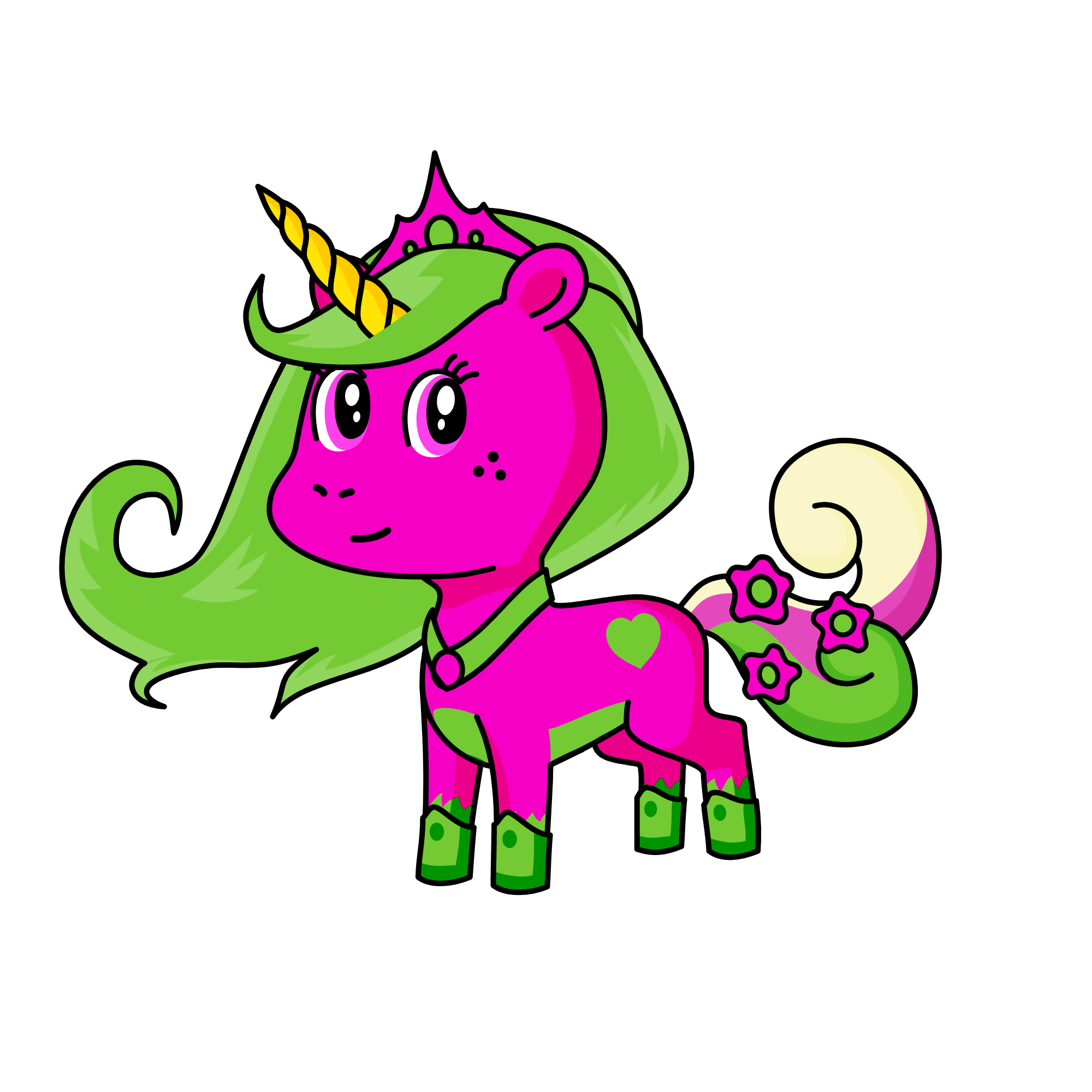 Princess Rose, the unicorn