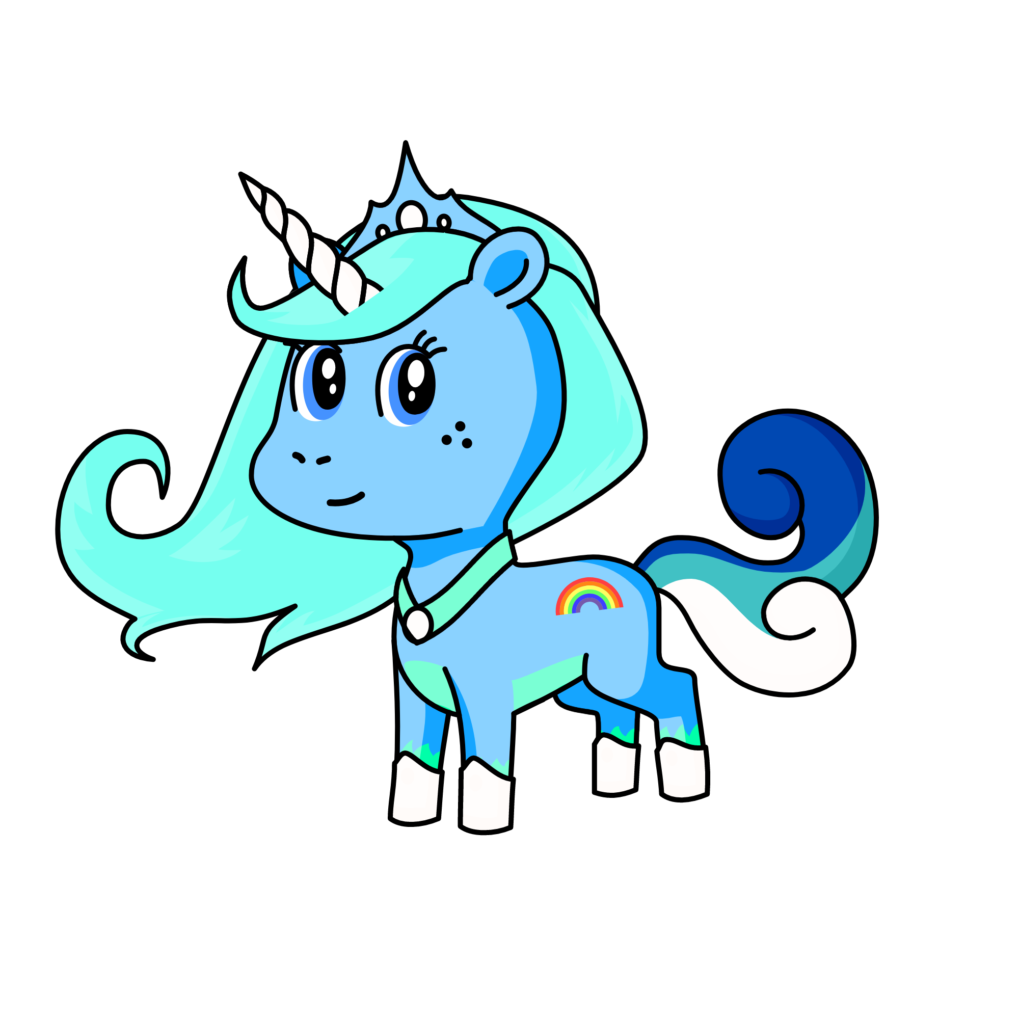 Princess Cloud, the unicorn