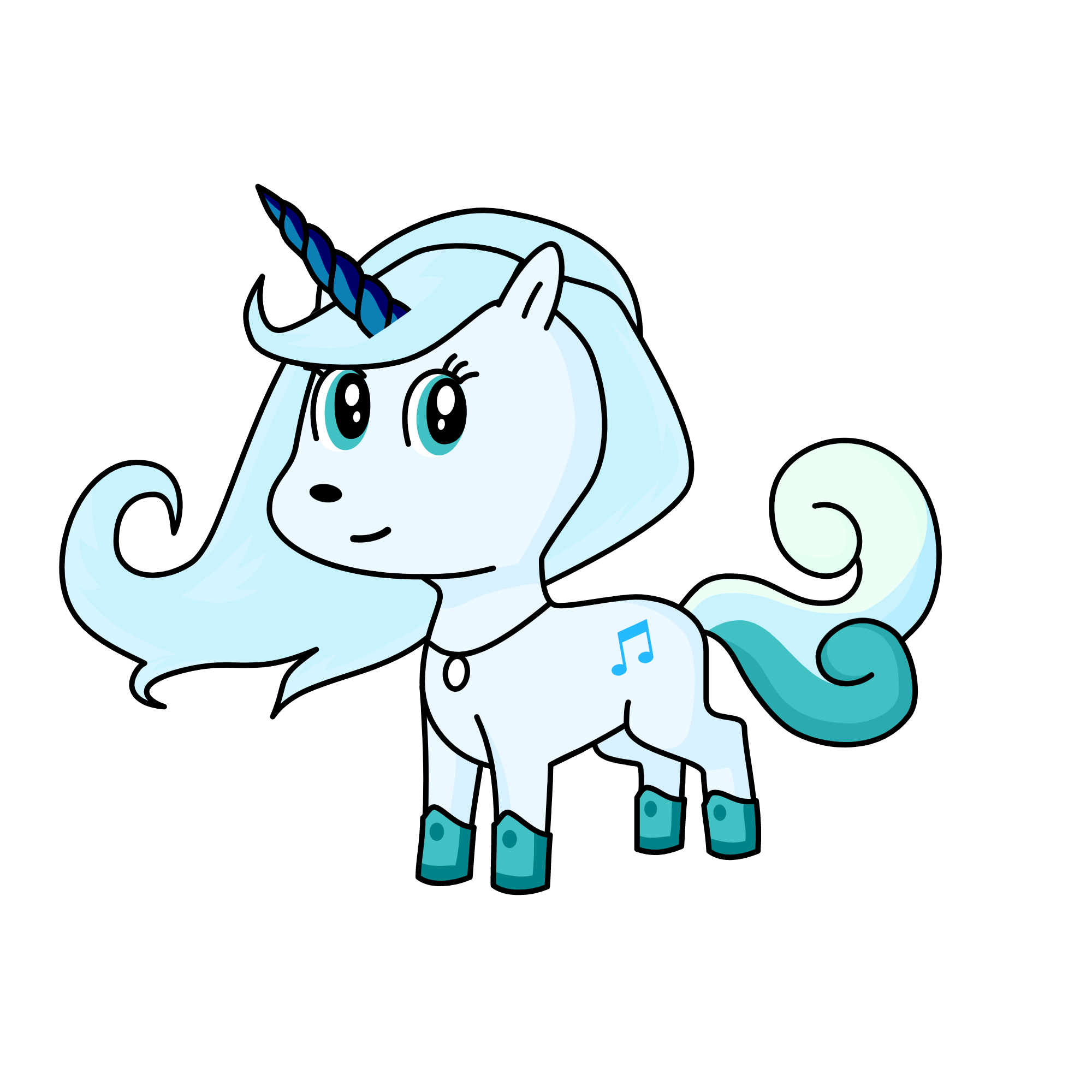 snow, the unicorn