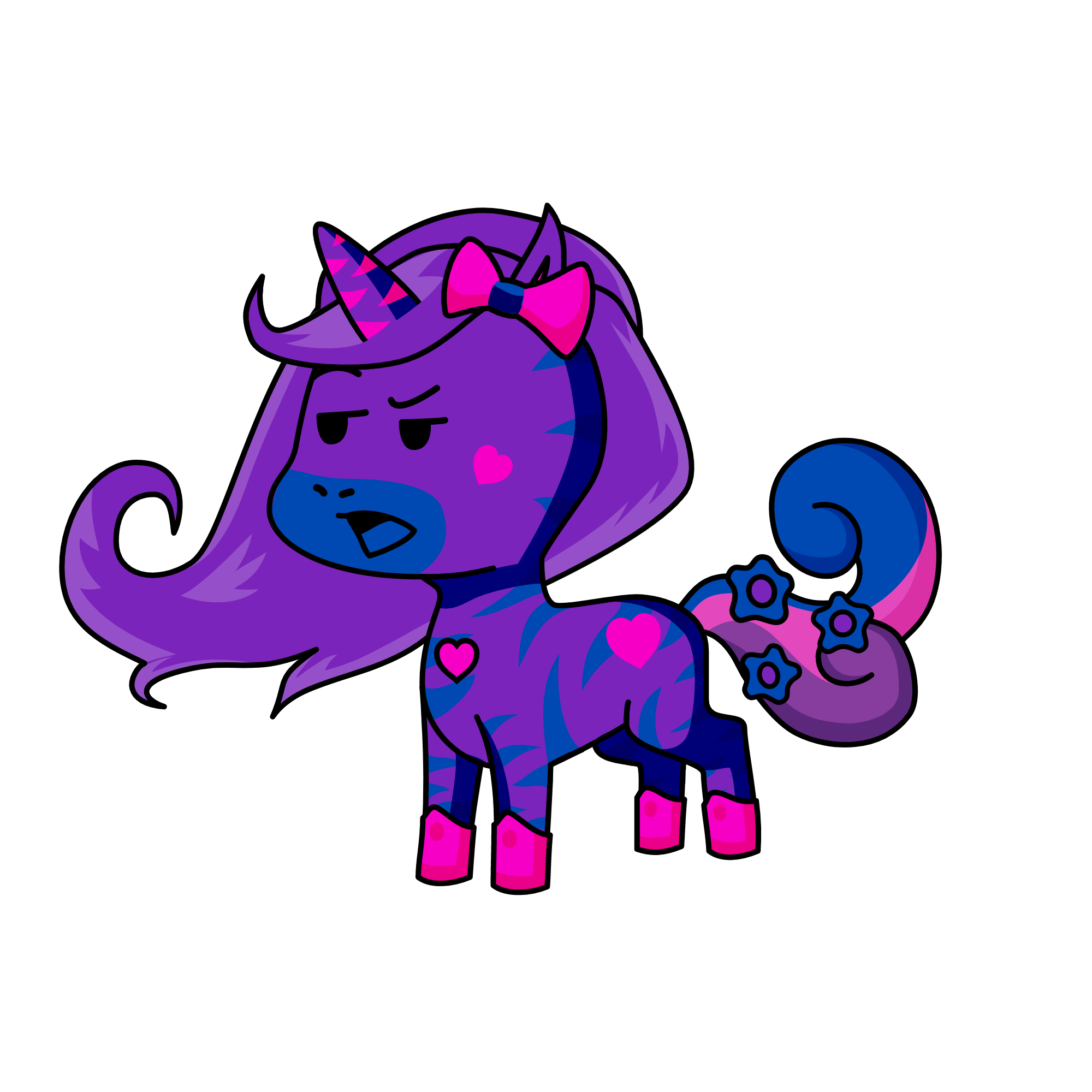 gloomy, the unicorn