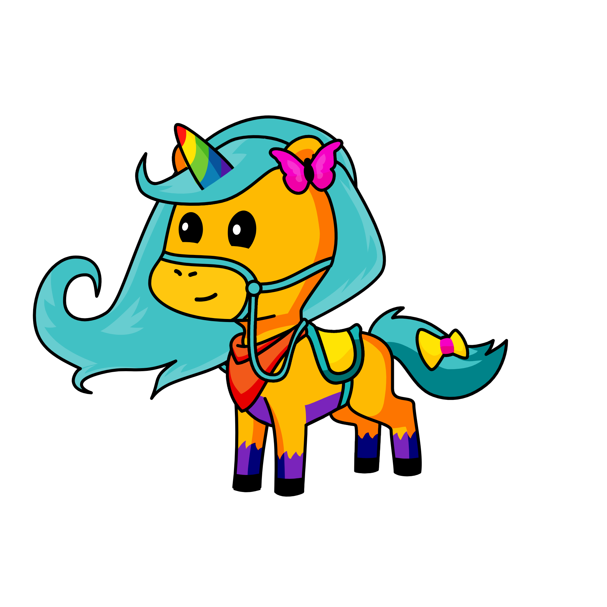 Princess Buttercup, the unicorn
