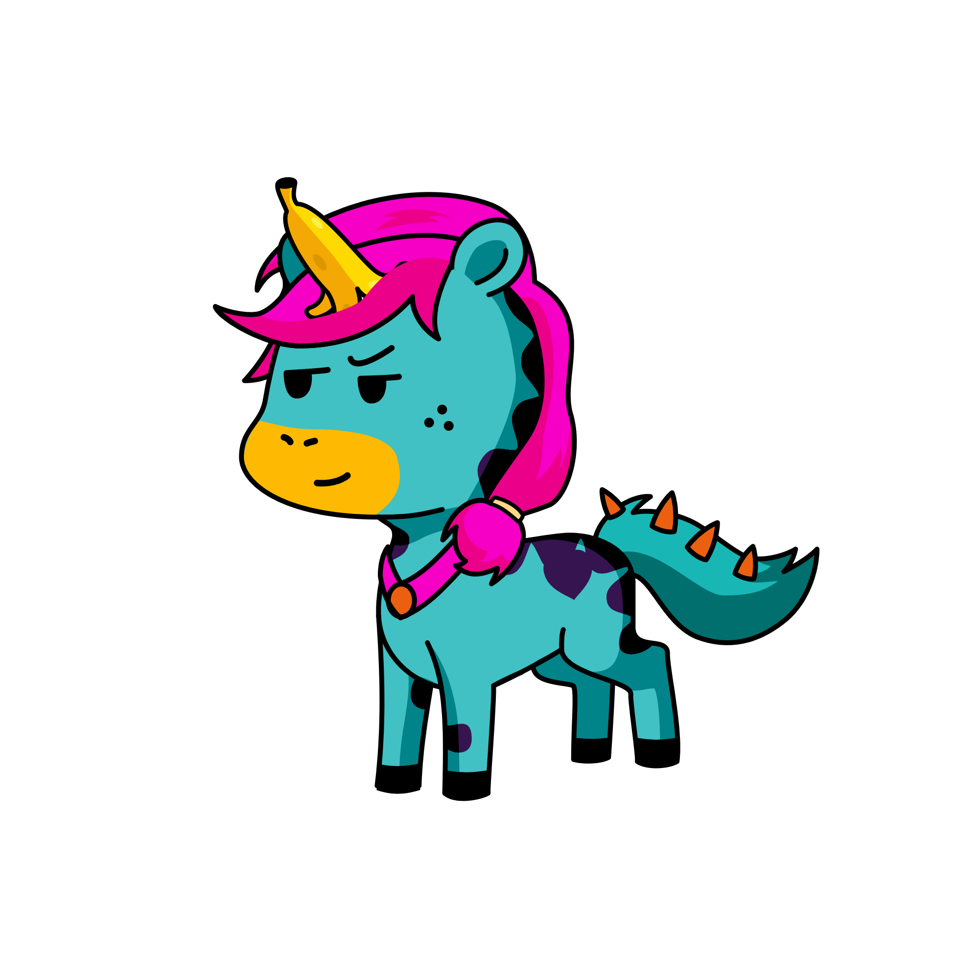 Adrian NOT FROM MIRACULOUS , the unicorn