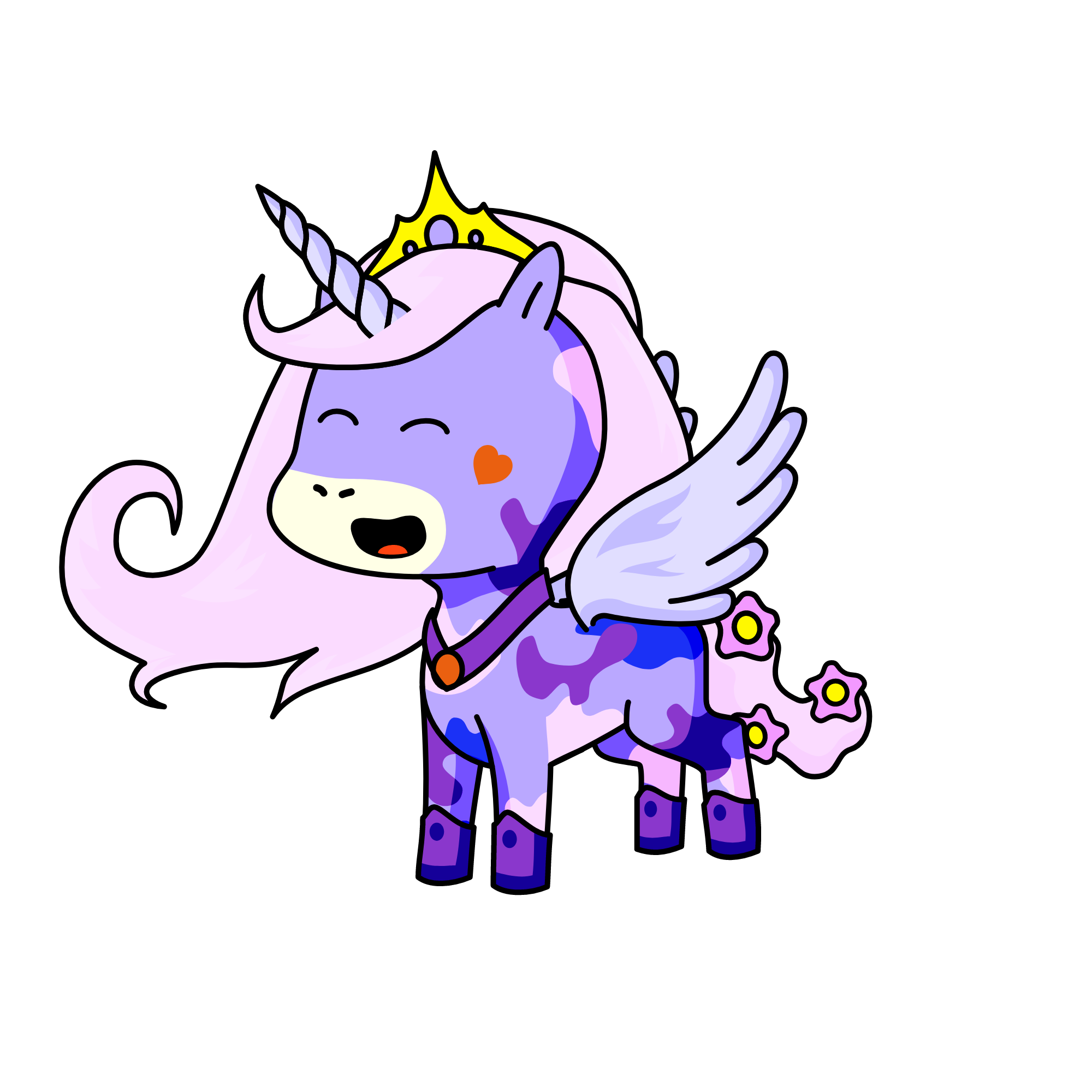 Perpel, the unicorn