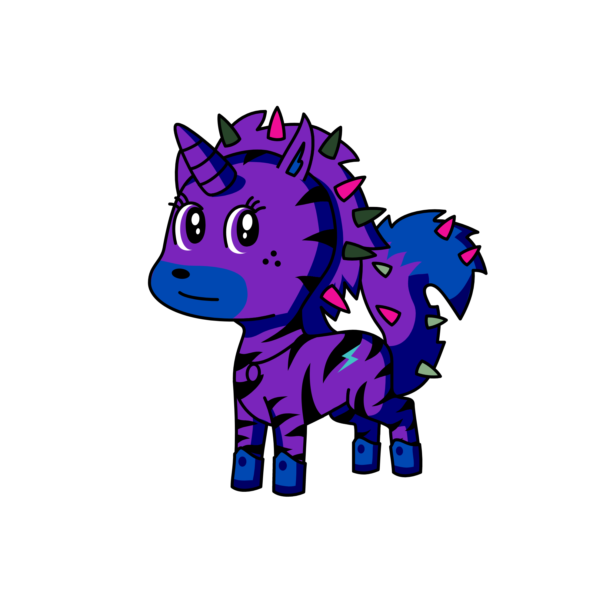dark, the unicorn