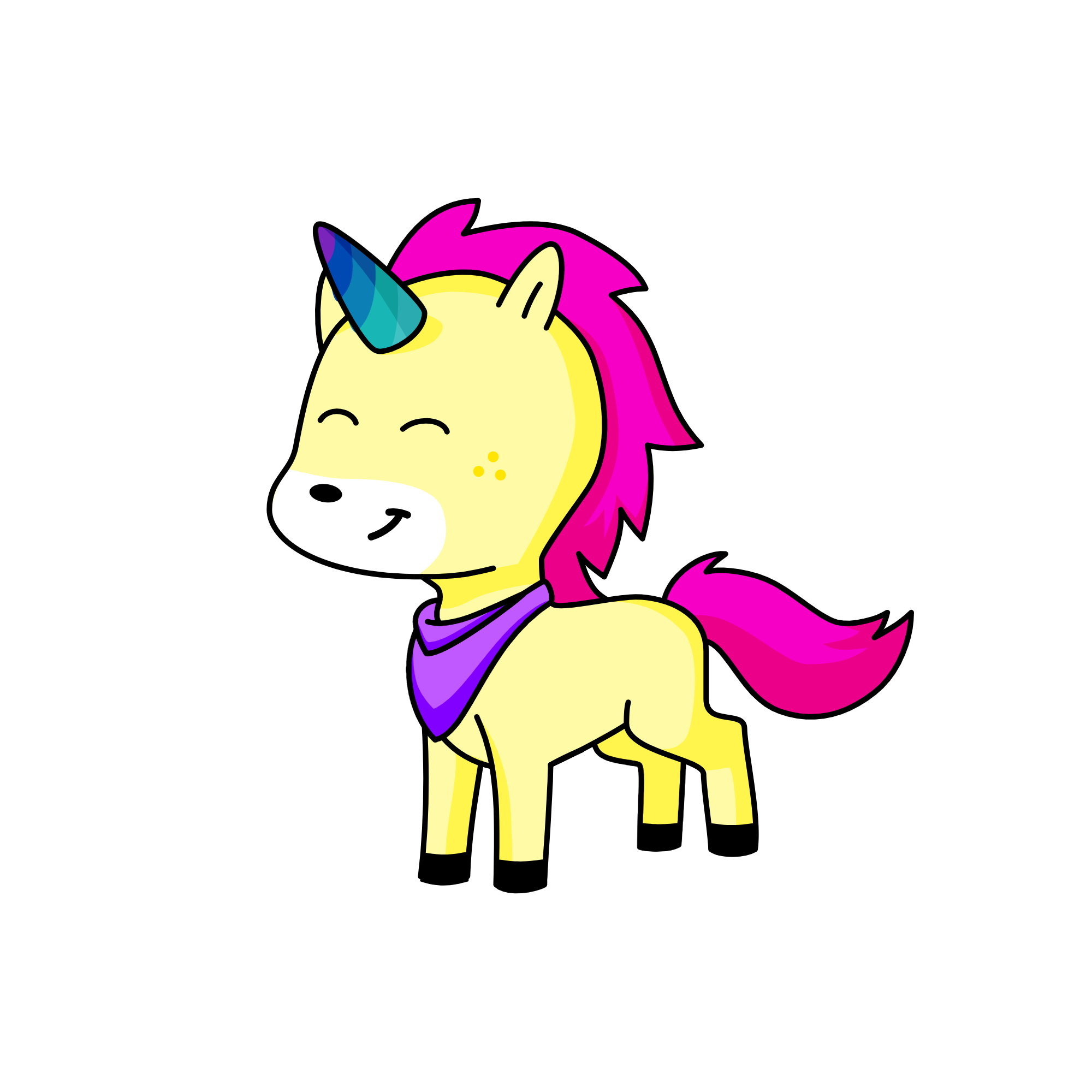 candy, the unicorn