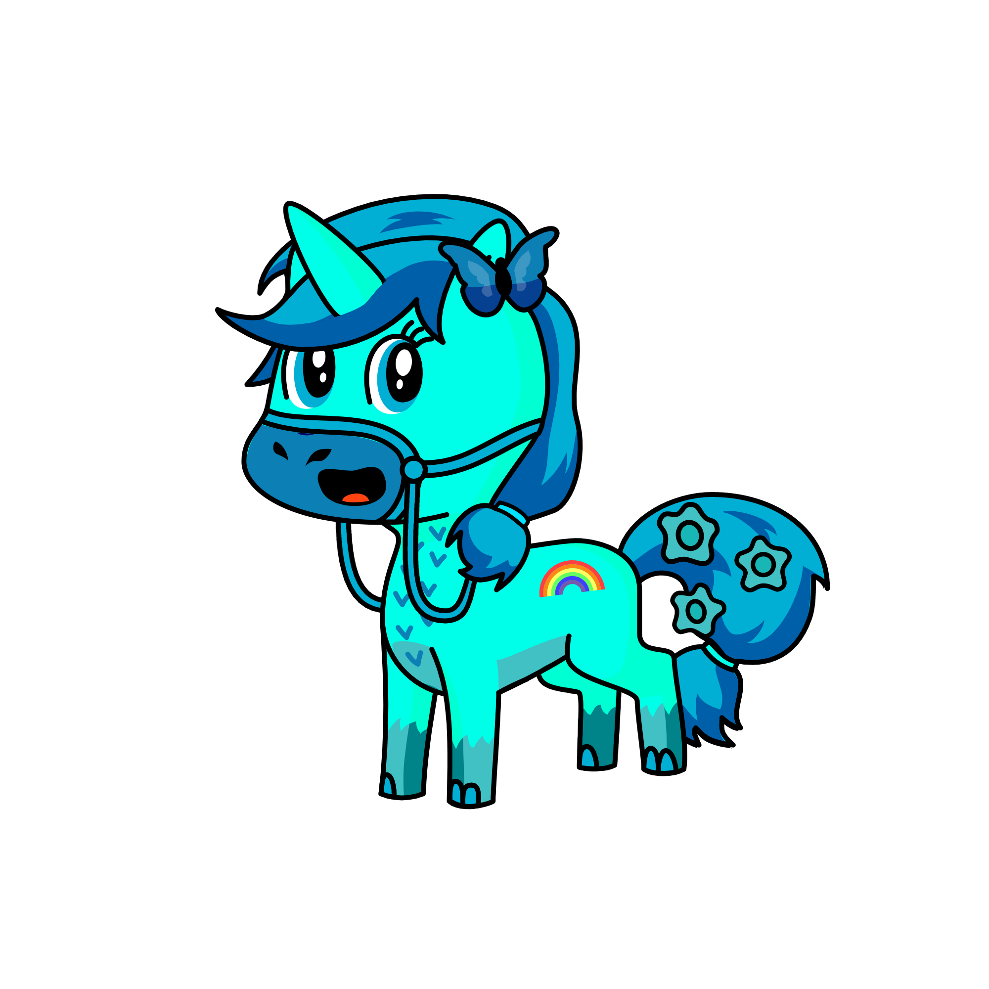 former, the unicorn
