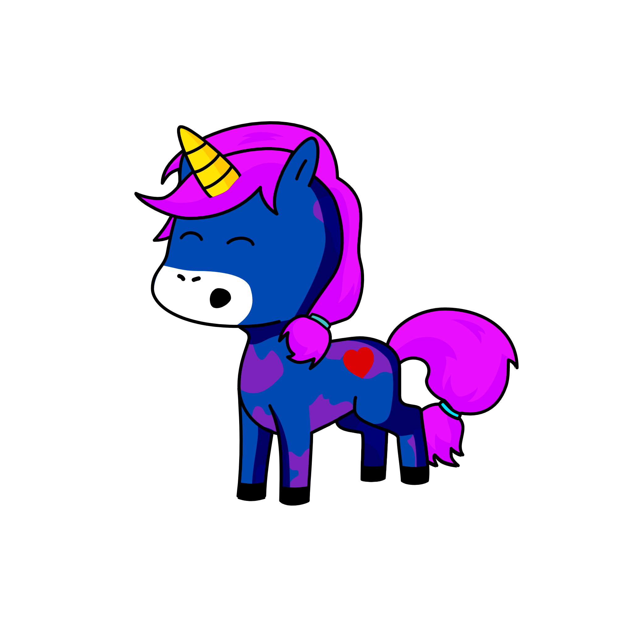 sleepy, the unicorn