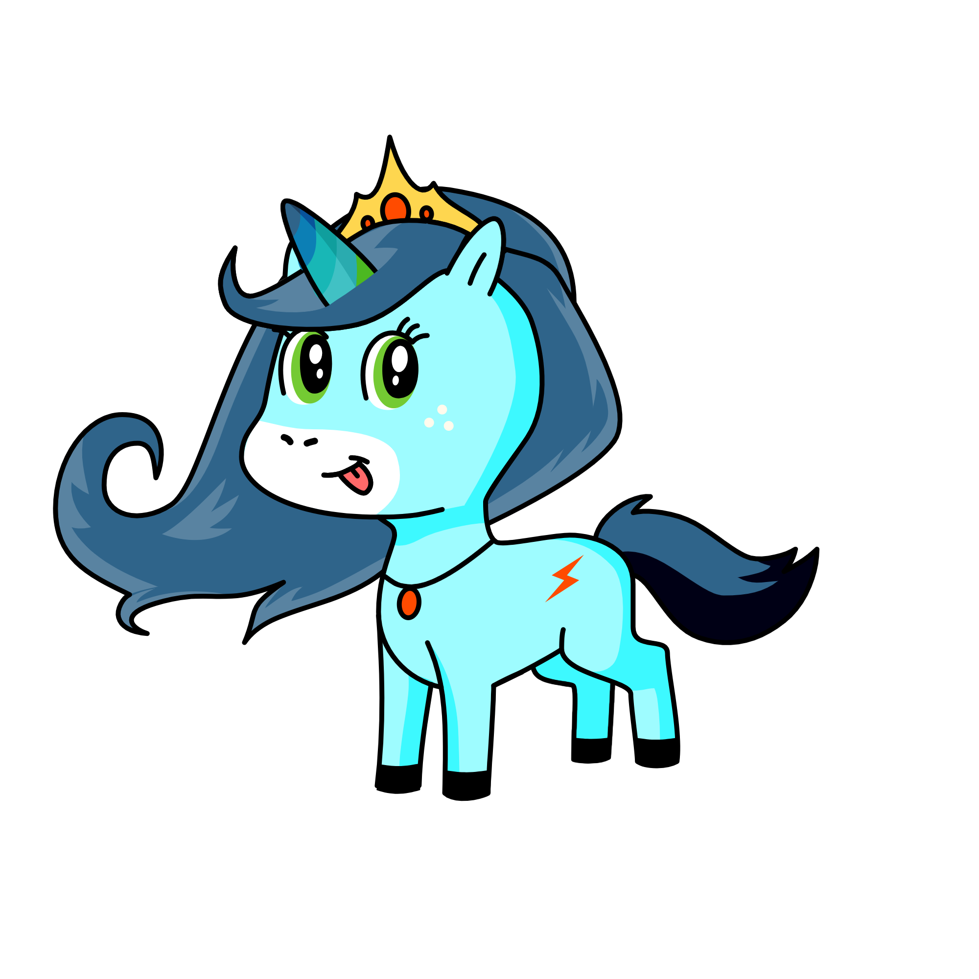 Princess Icy, the unicorn