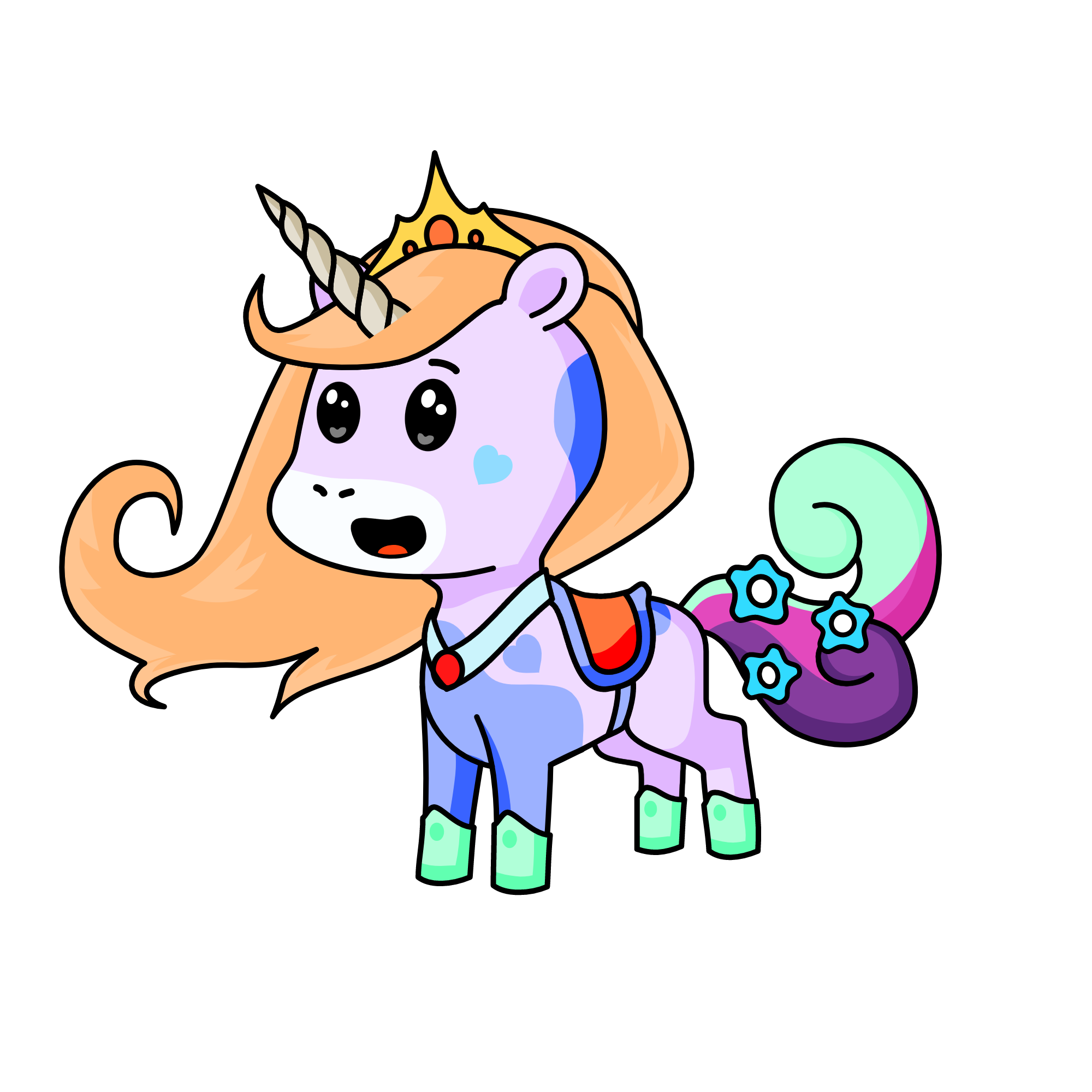 GlowLight, the unicorn
