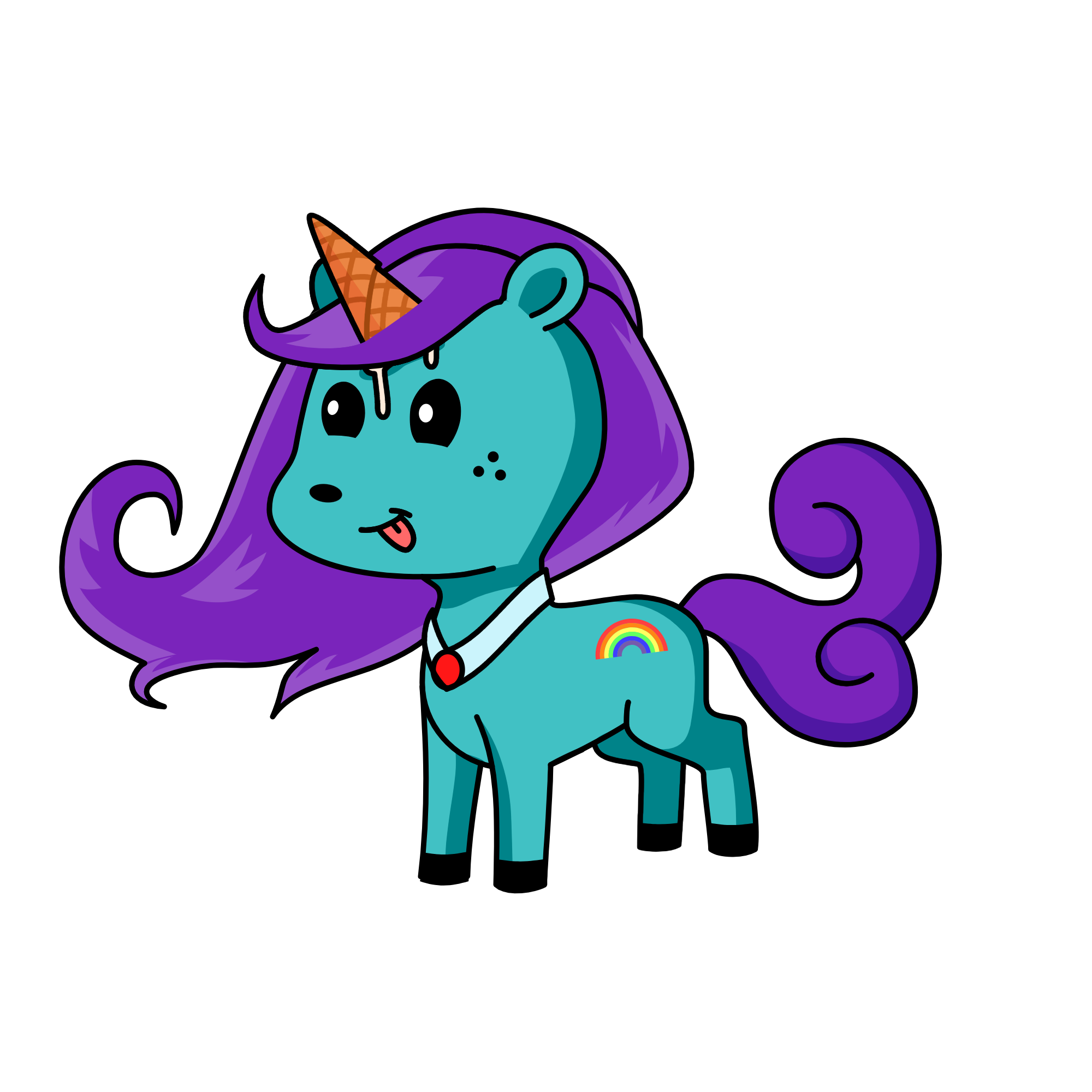 Snow Uni, the unicorn