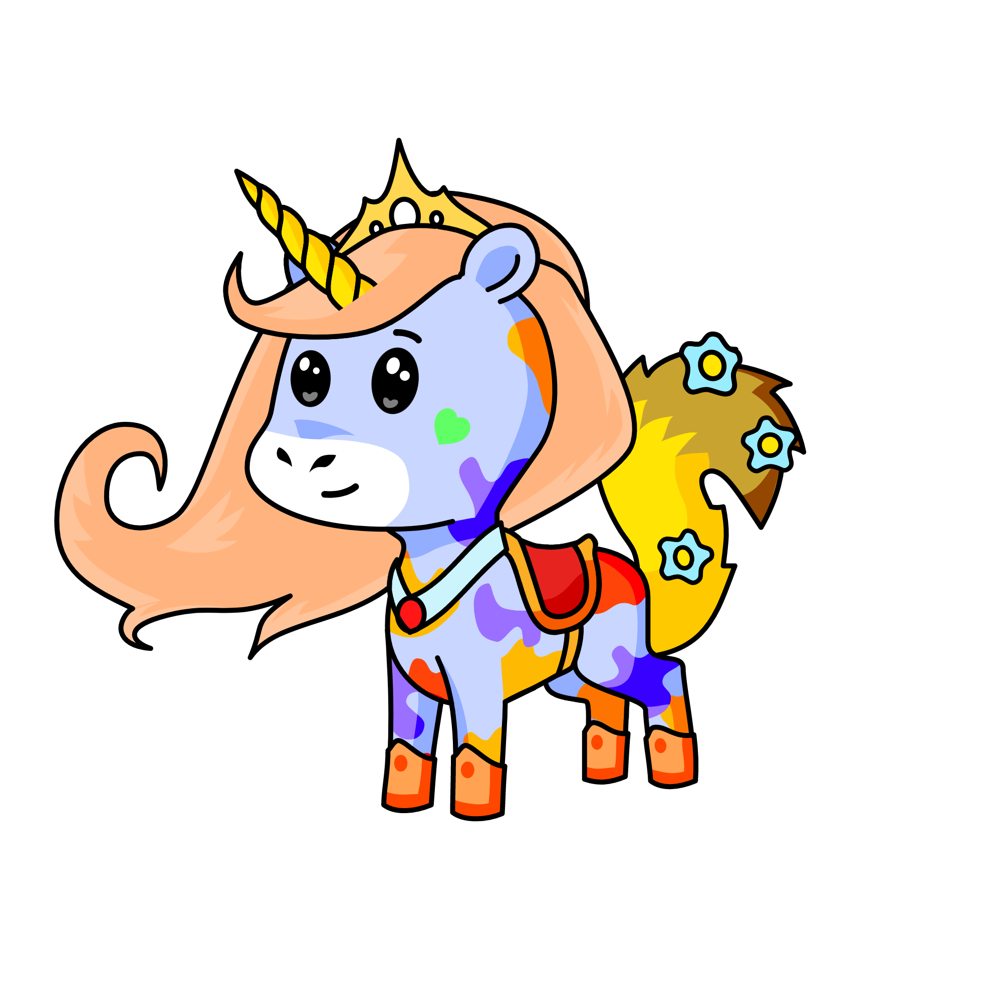 LightBright, the unicorn