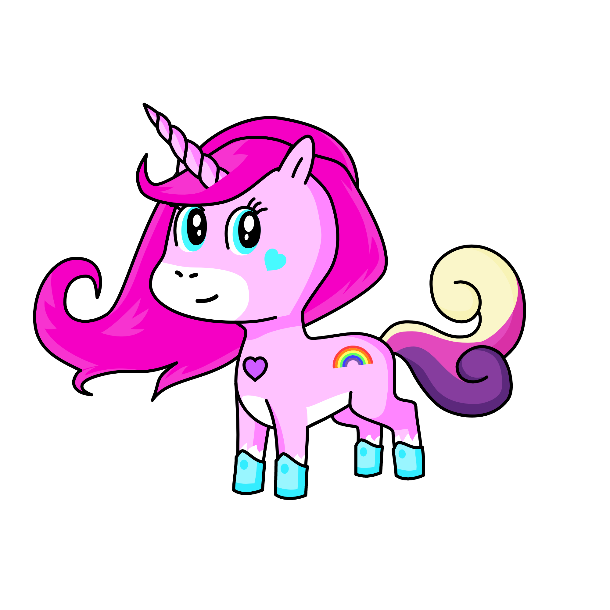 glitter, the unicorn