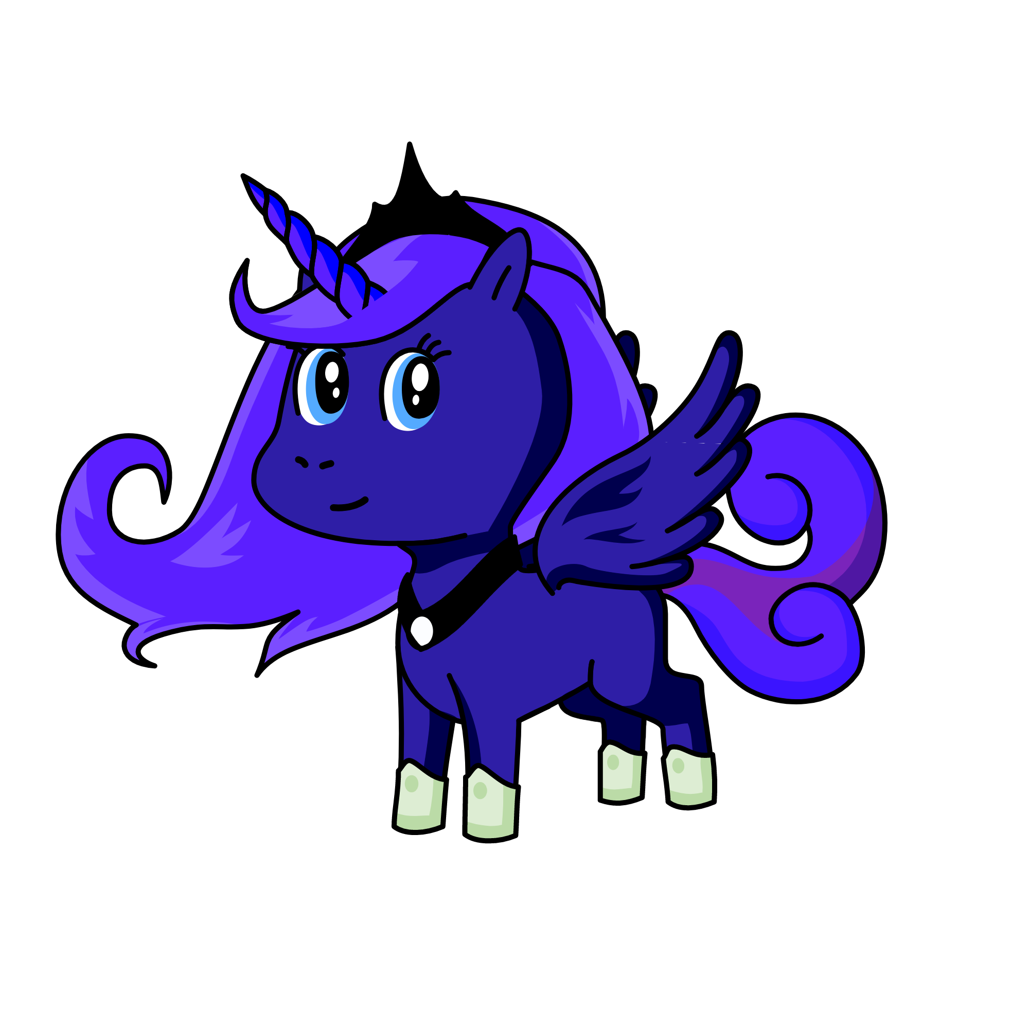 Princess Luna, the unicorn
