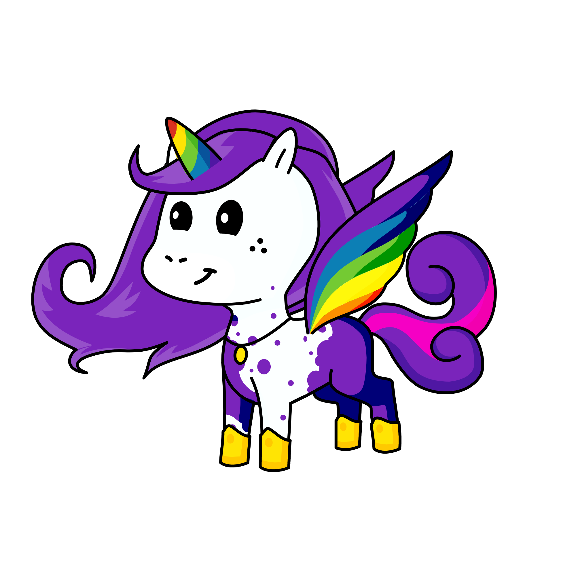 rainbow, the unicorn