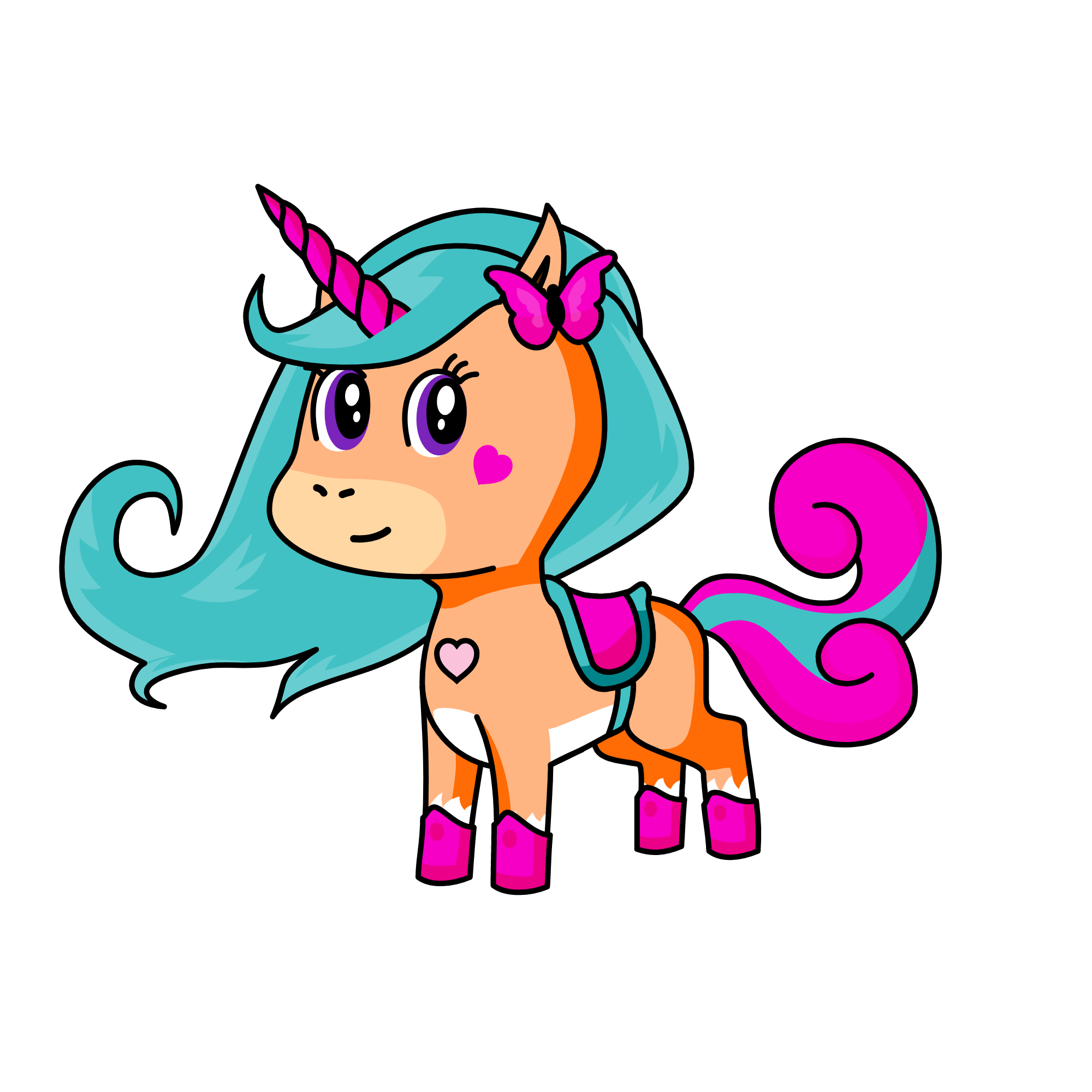 Sequin, the unicorn