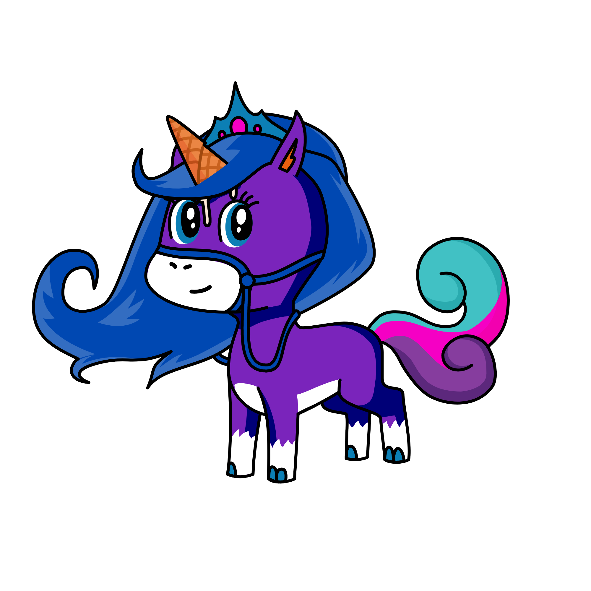 moonlight Whisper, the unicorn