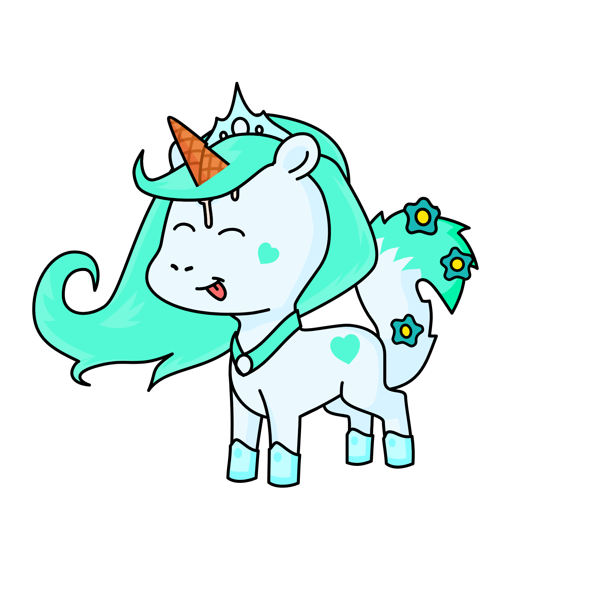 ice cream, the unicorn