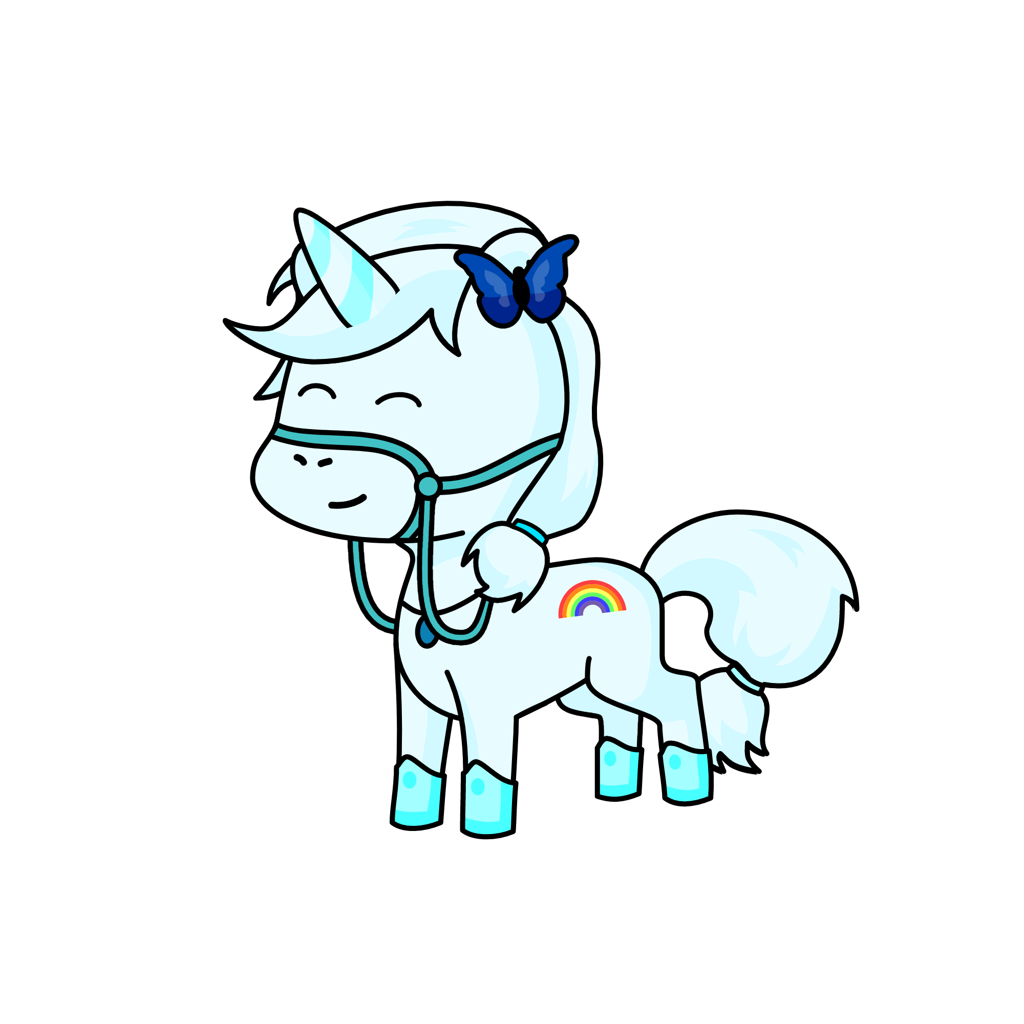 ice sneak, the unicorn