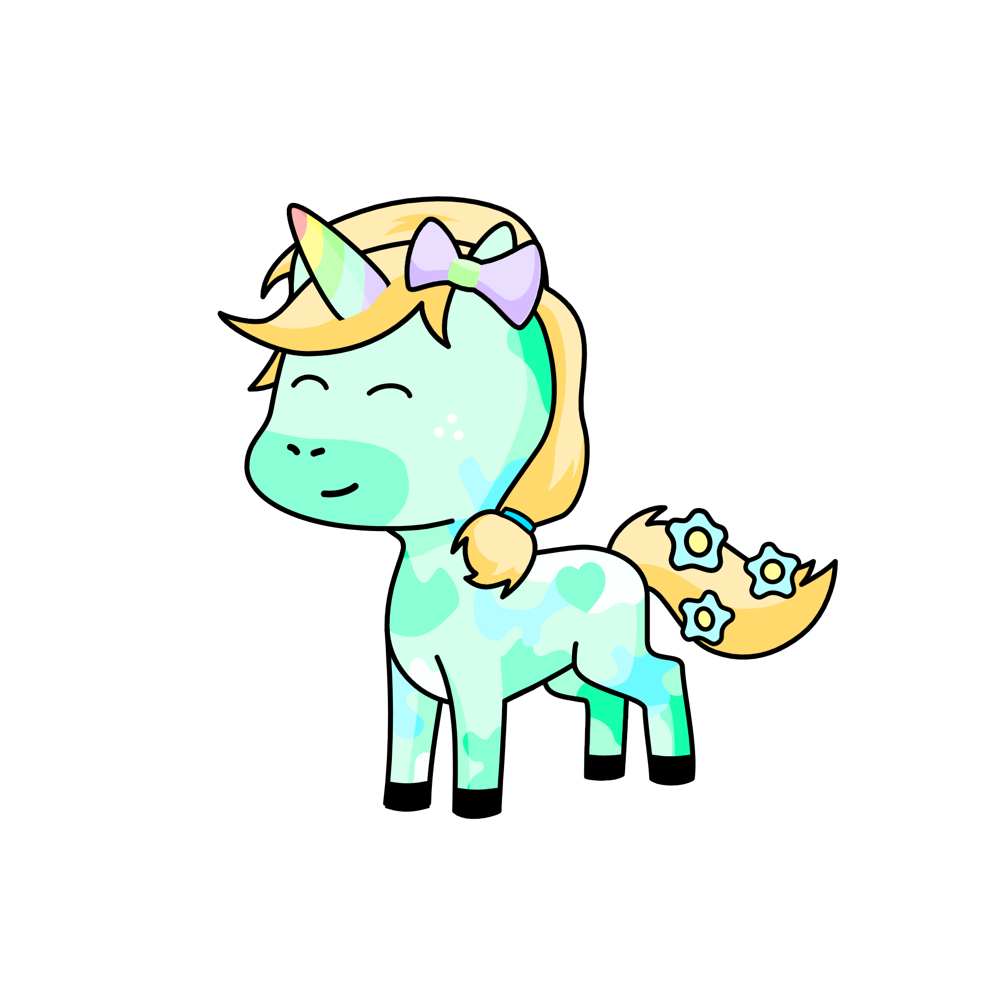 Pastelicorn #1, the unicorn
