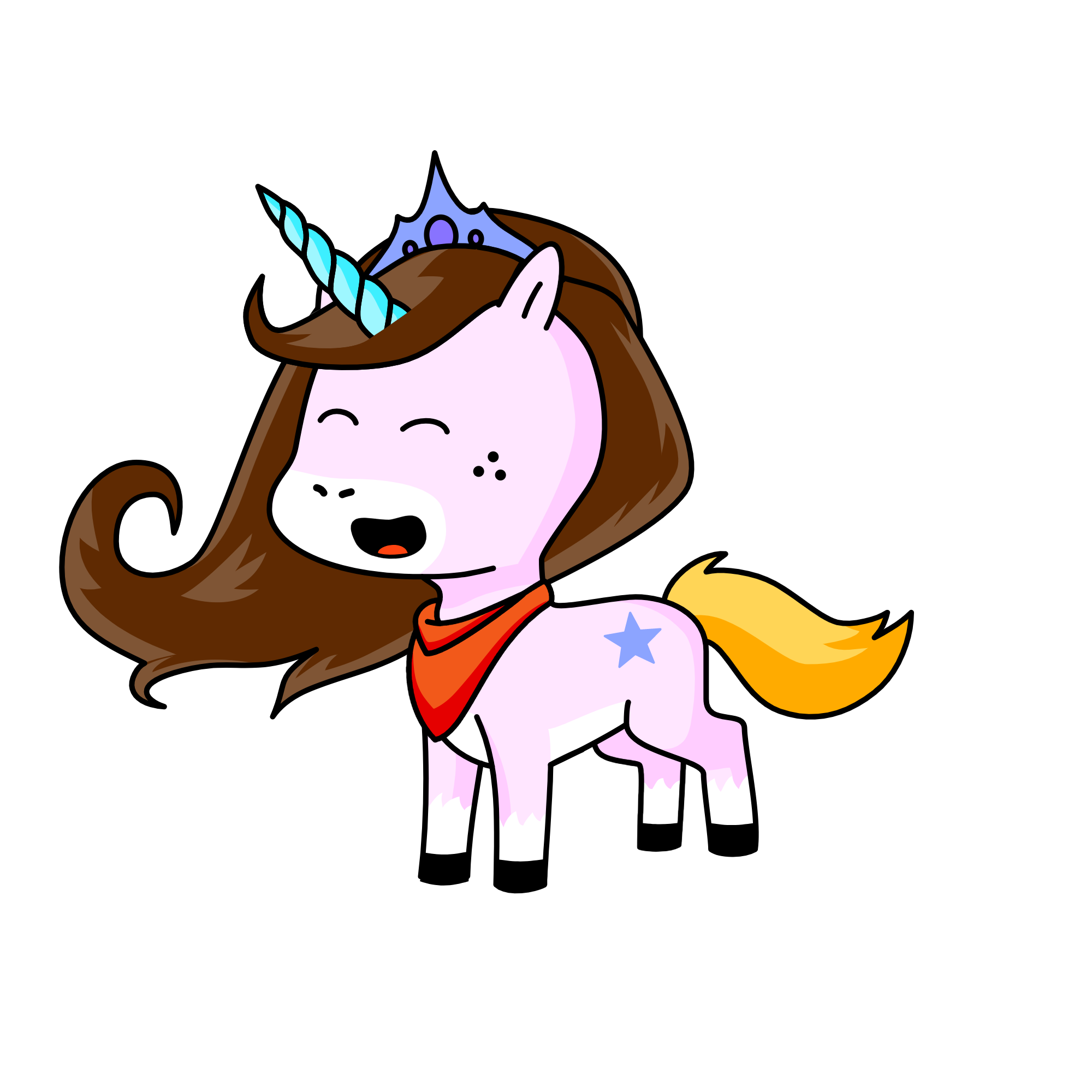 Aurora shimmer, the unicorn