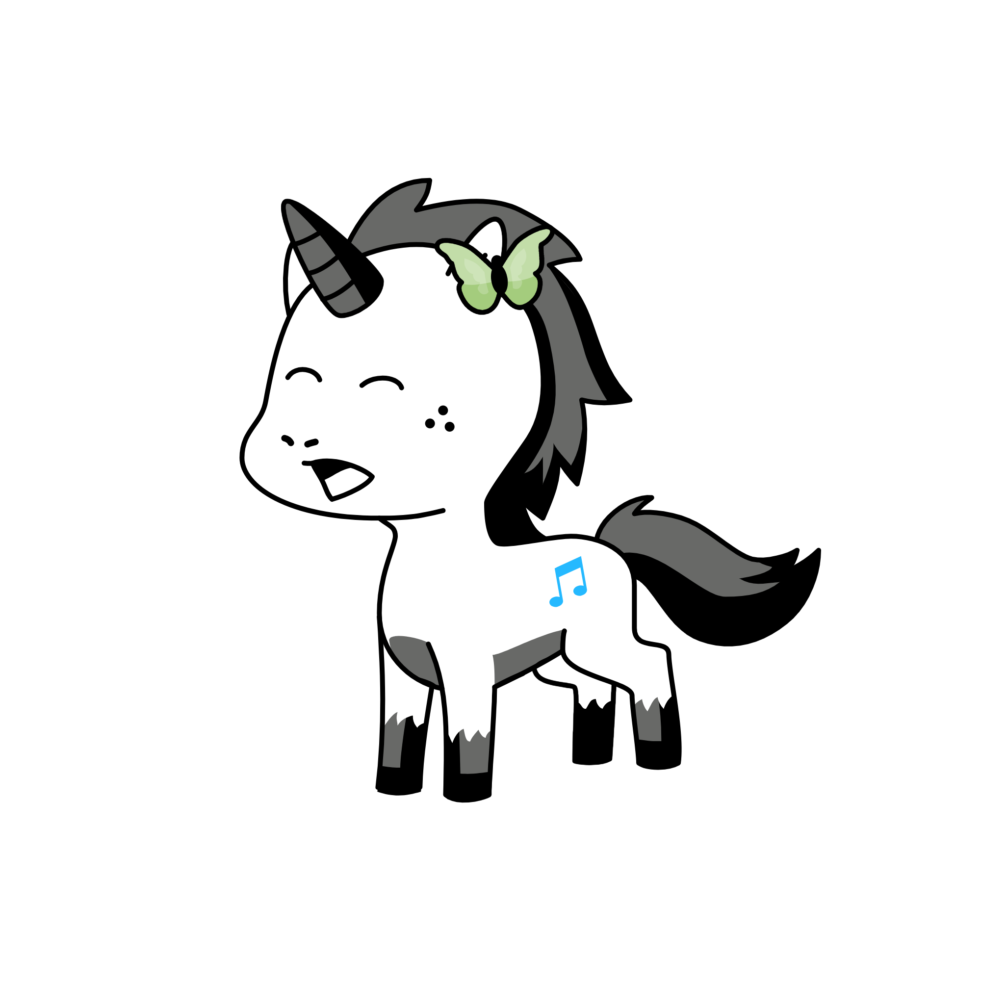 v, the unicorn