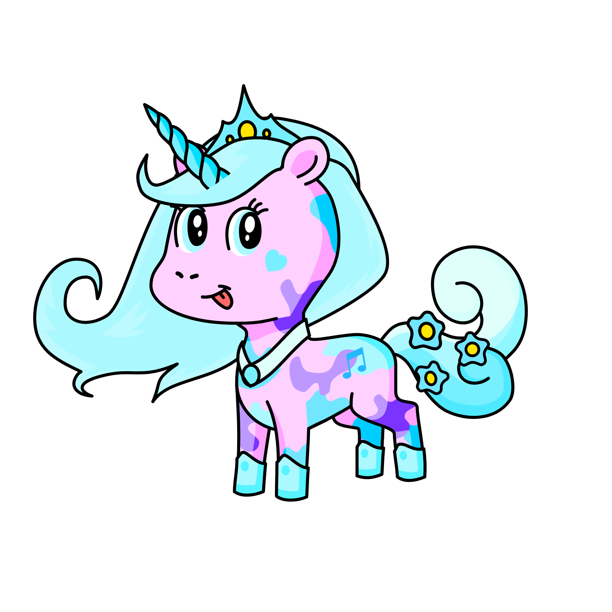 SnowWhite, the unicorn