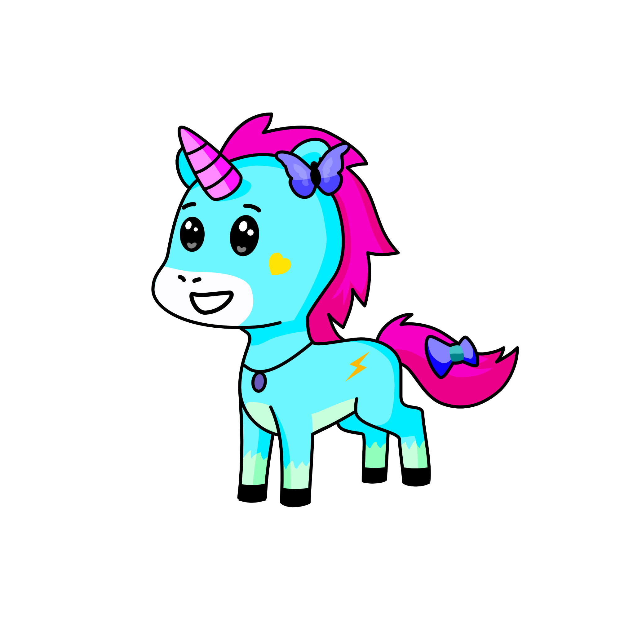 Emerald Lemon Dreem, the unicorn
