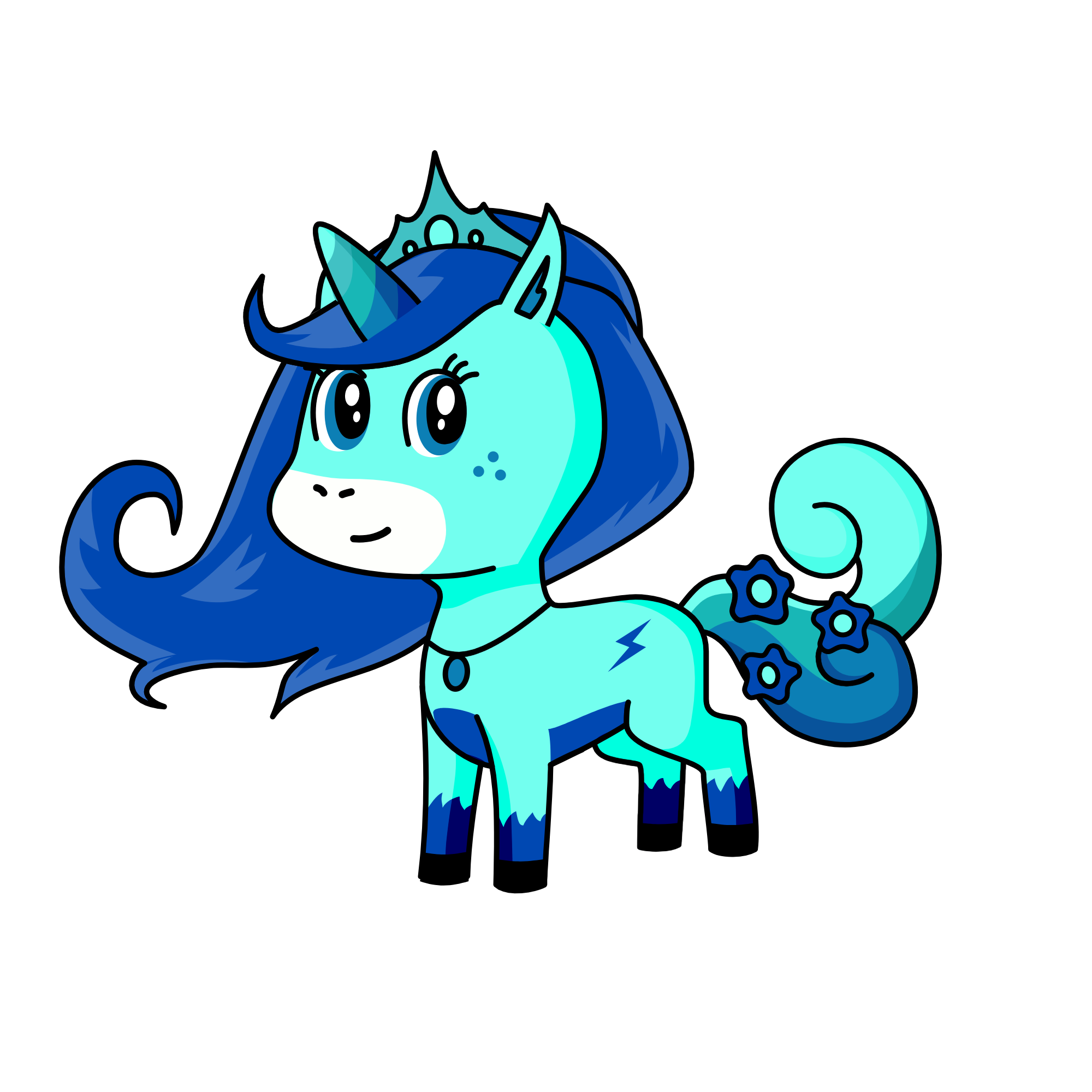 Lightning, the unicorn