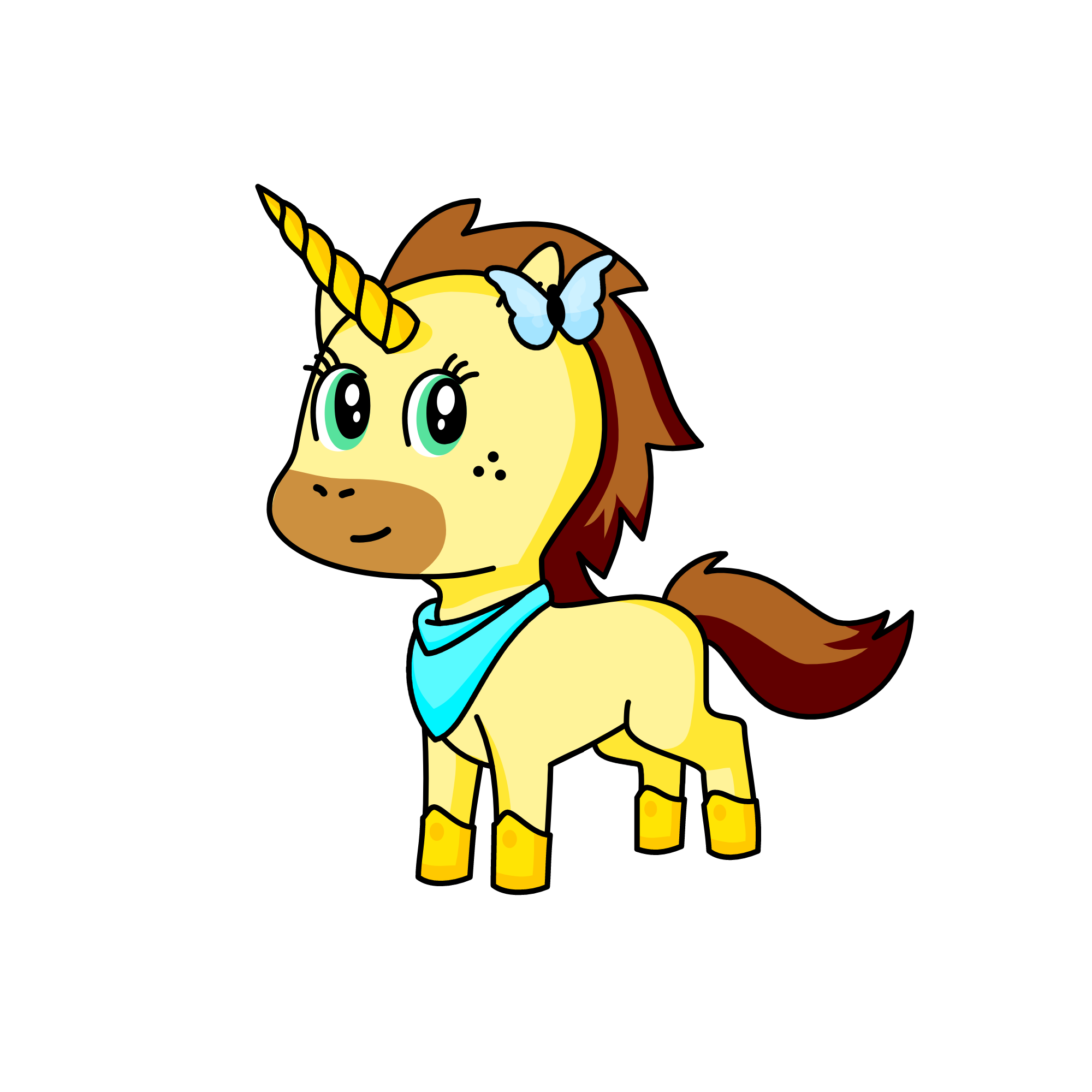 Sandicorn, the unicorn