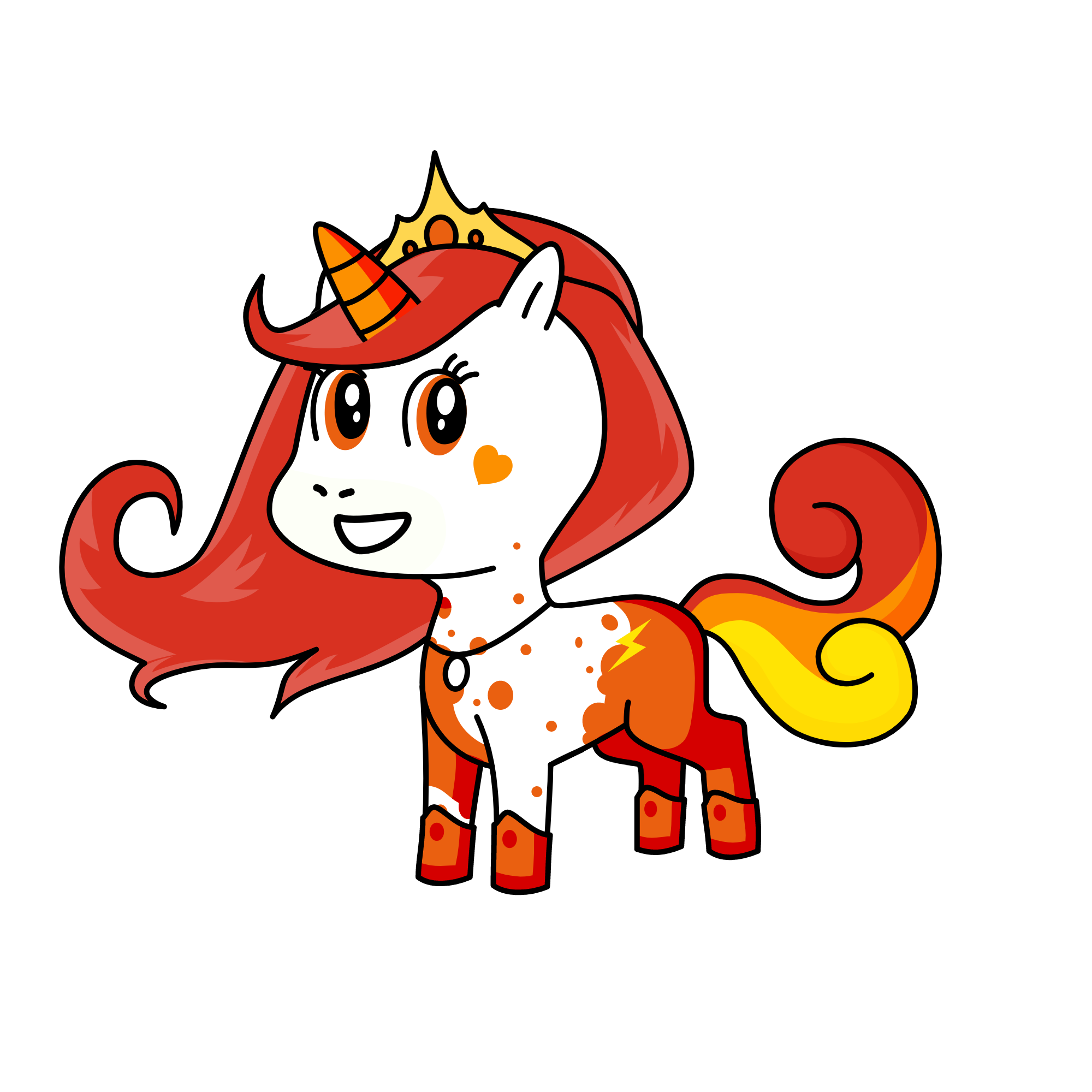 firegirl, the unicorn