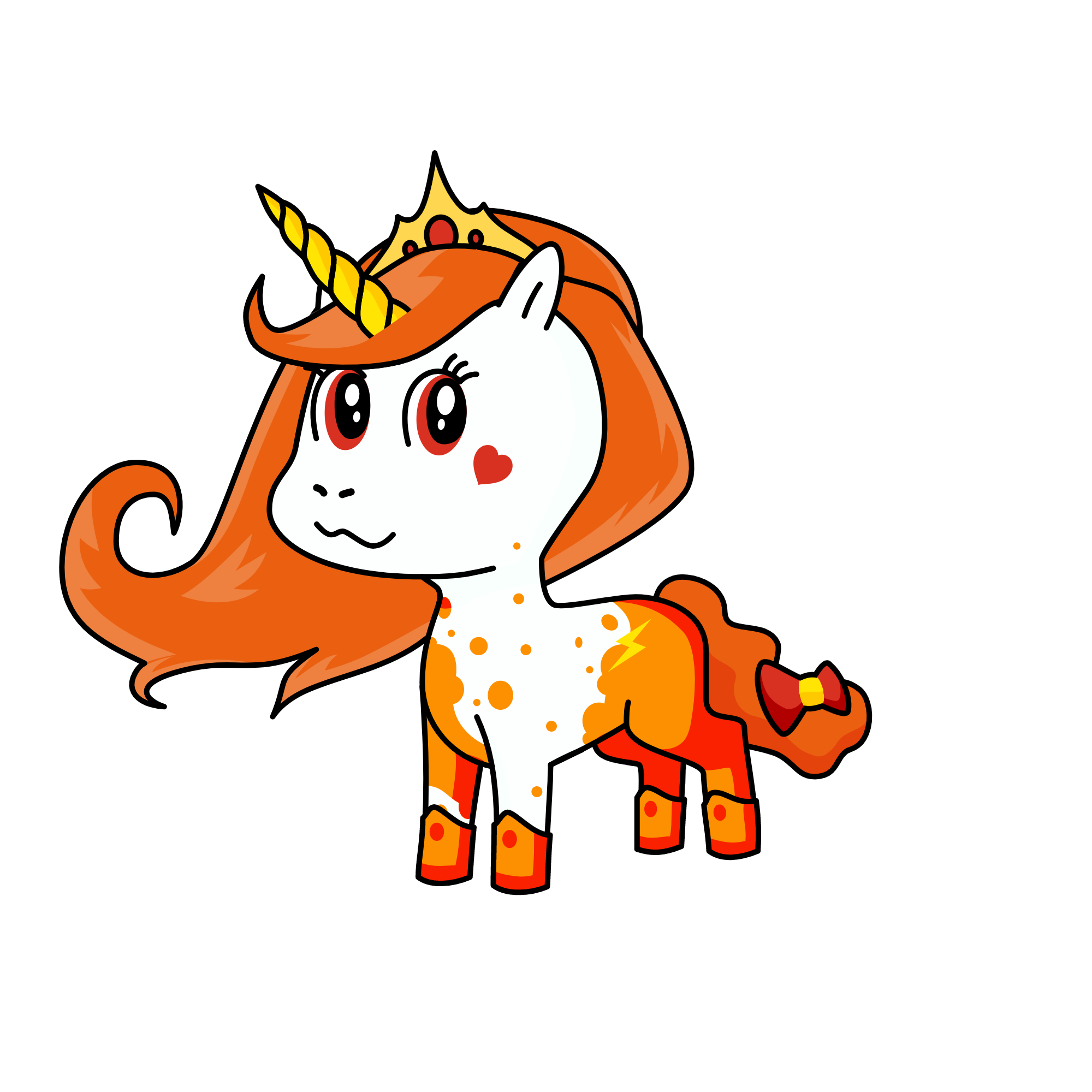 firegirl, the unicorn