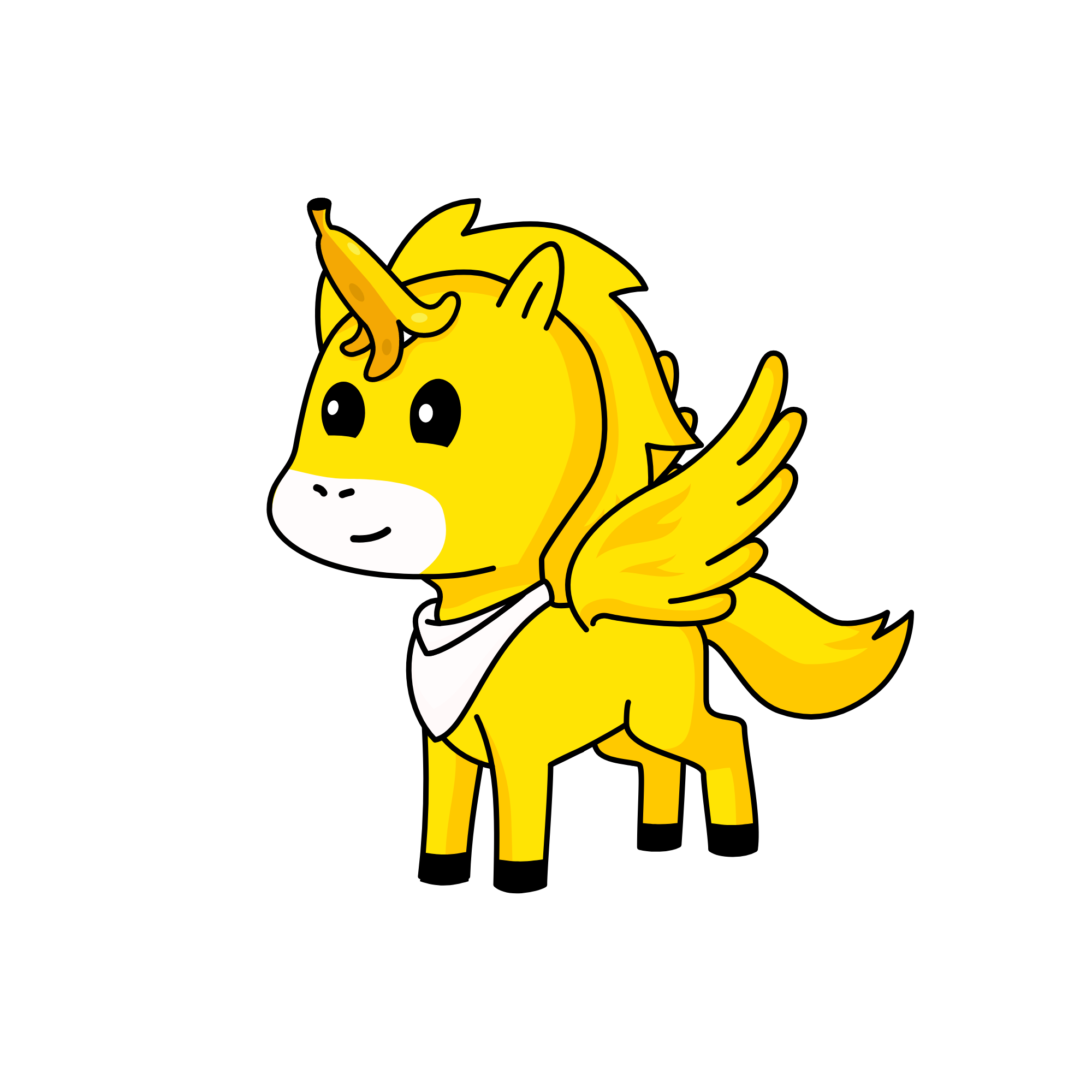 banana, the unicorn