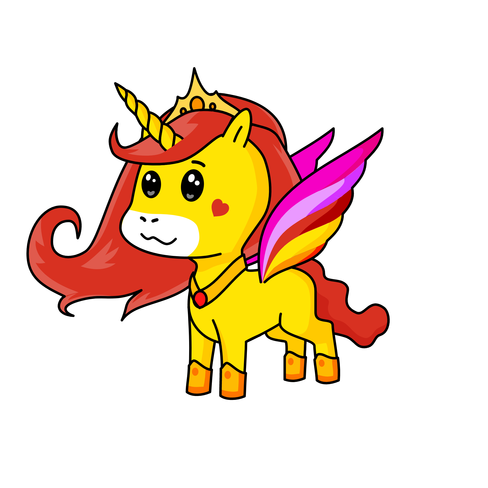 Love, the unicorn