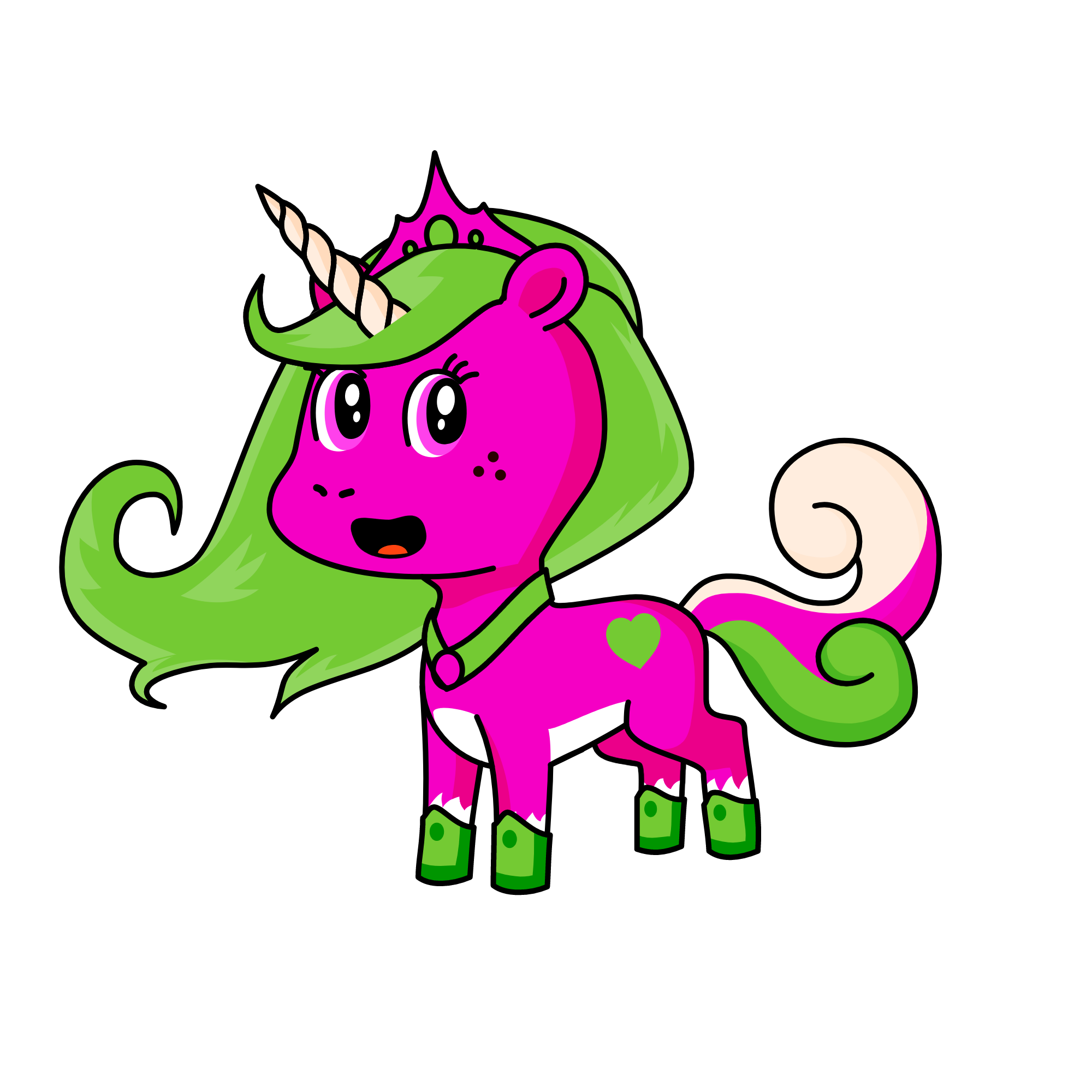 Princess Rose, the unicorn