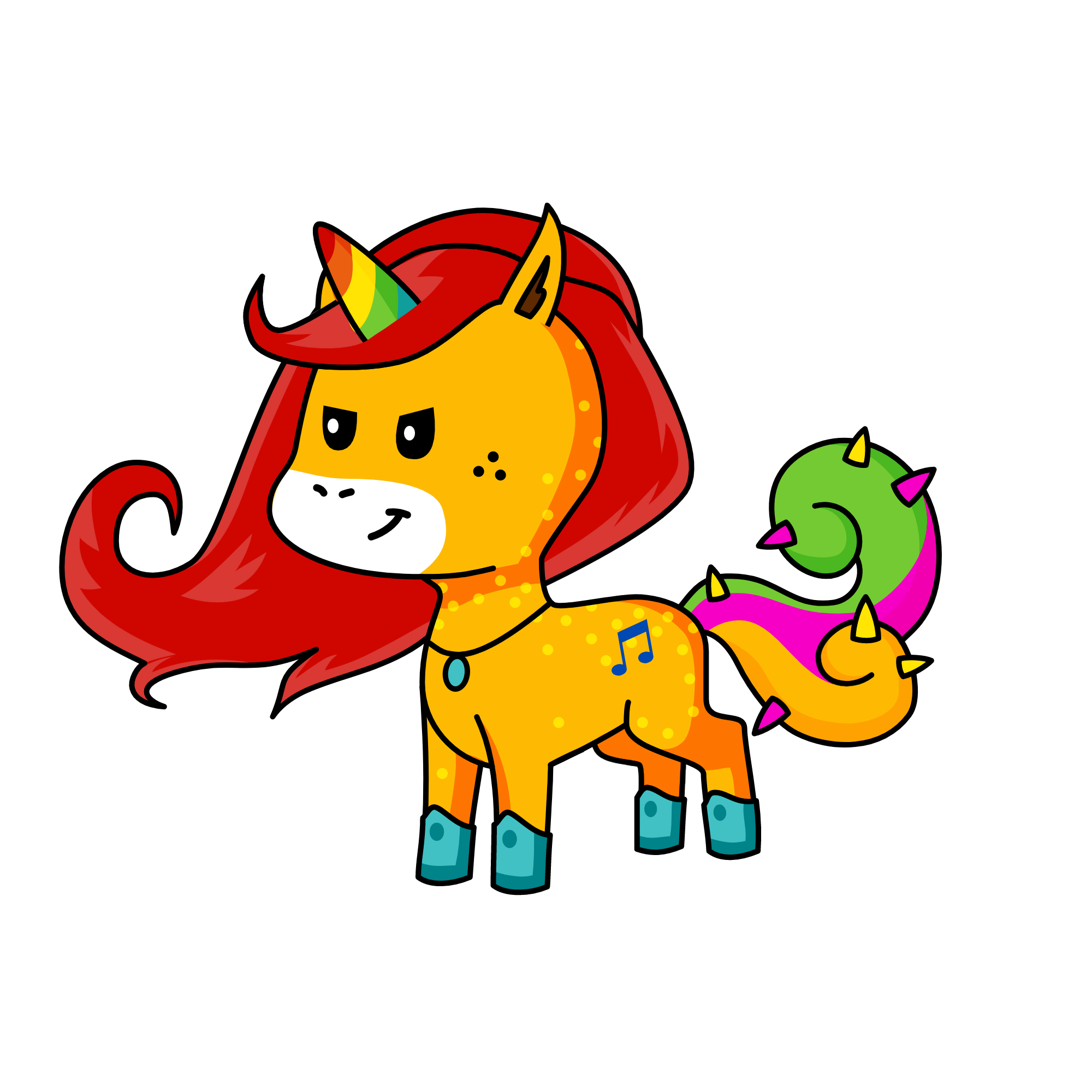 уля, the unicorn