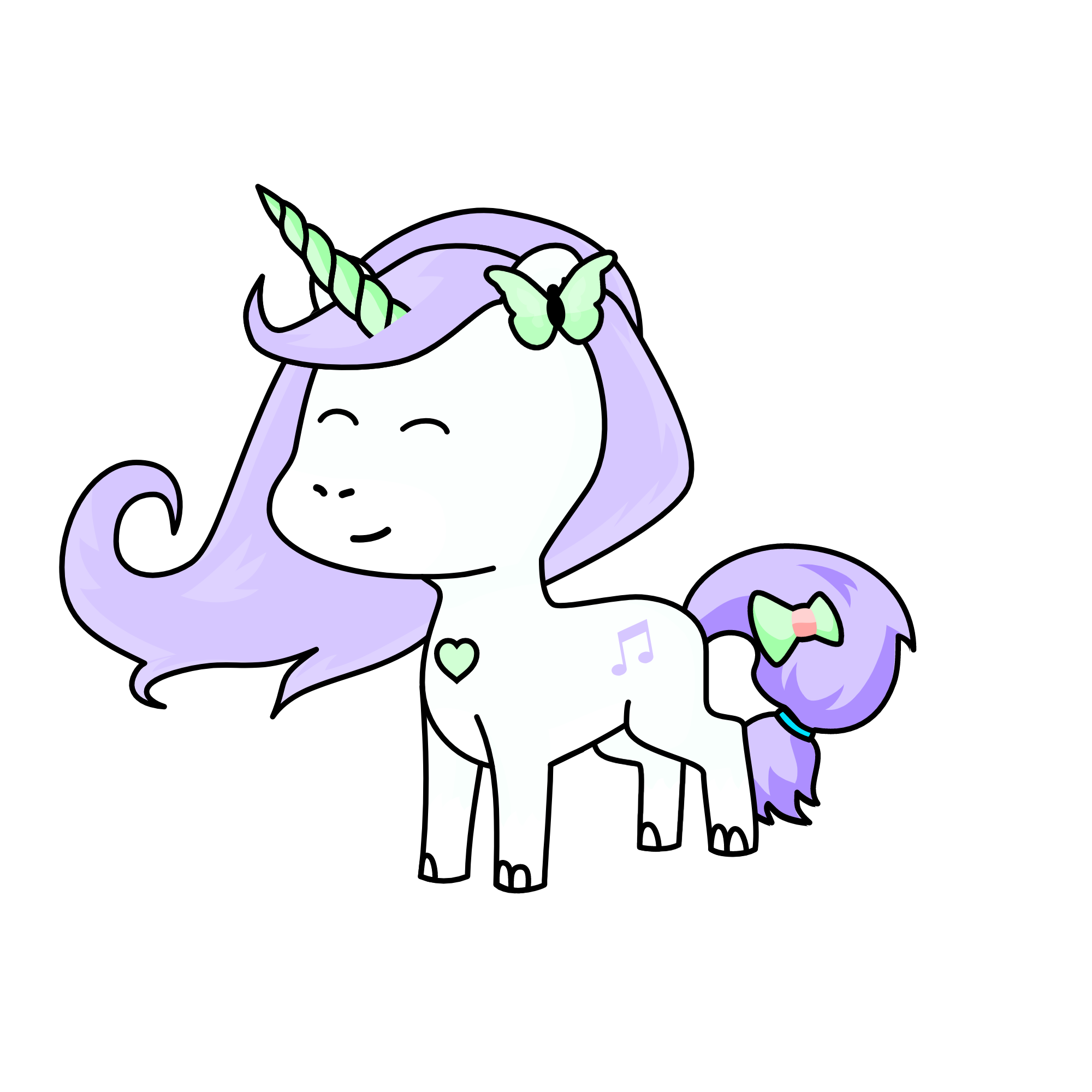 晴天, the unicorn
